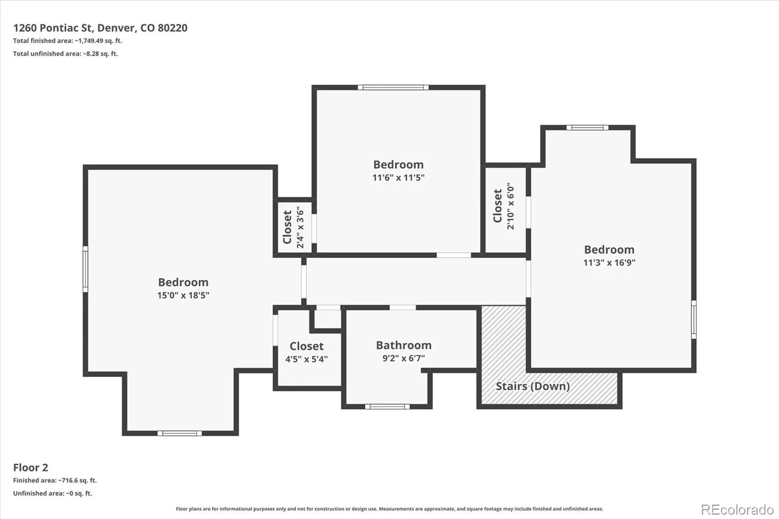 1260 Pontiac Street Denver CO 80220 MLS #REC1532314 05092026030811 1600 40