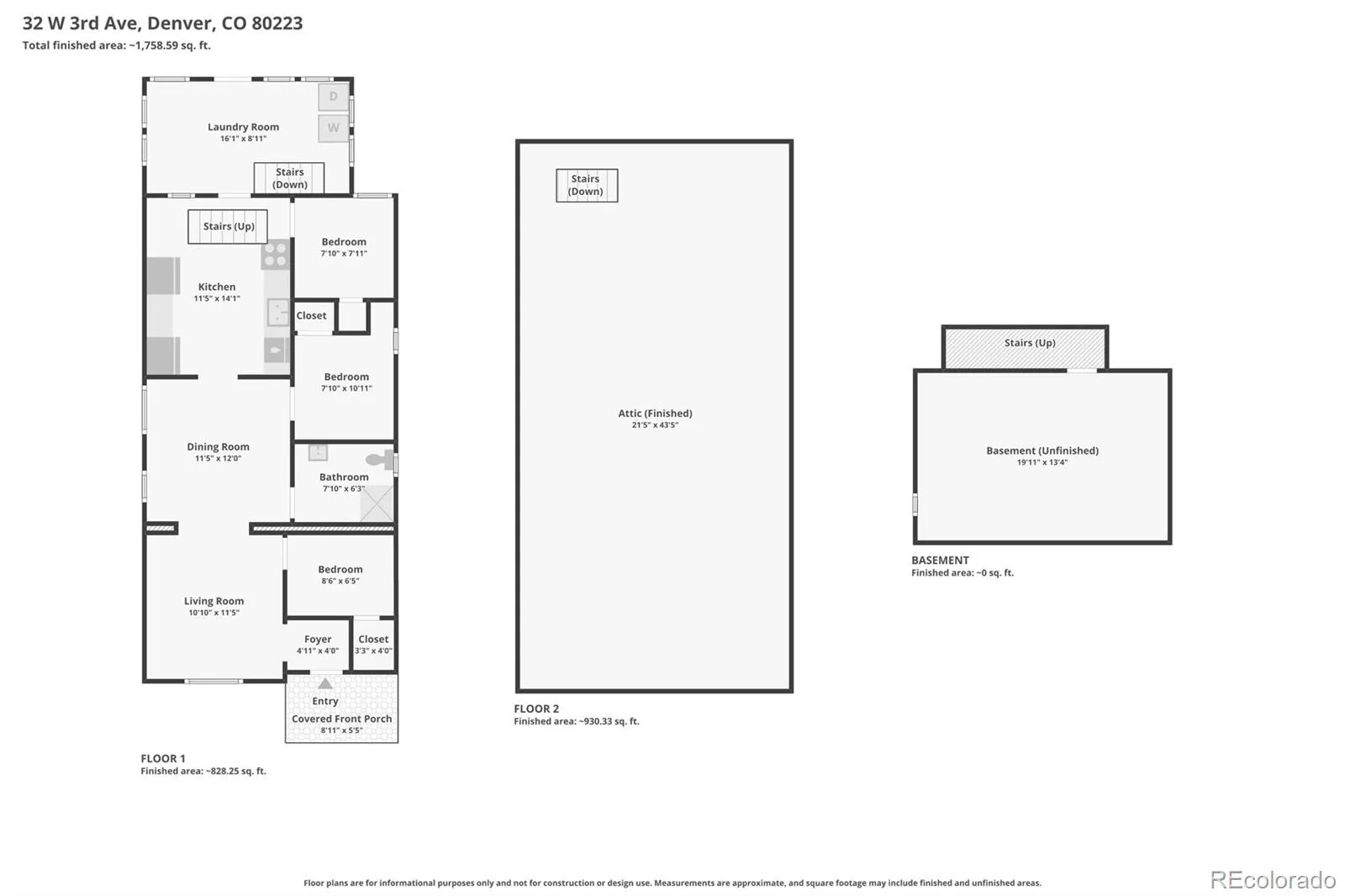 32 W 3rd Avenue Denver CO 80223 MLS #REC1555442 06032026224119 1600 46