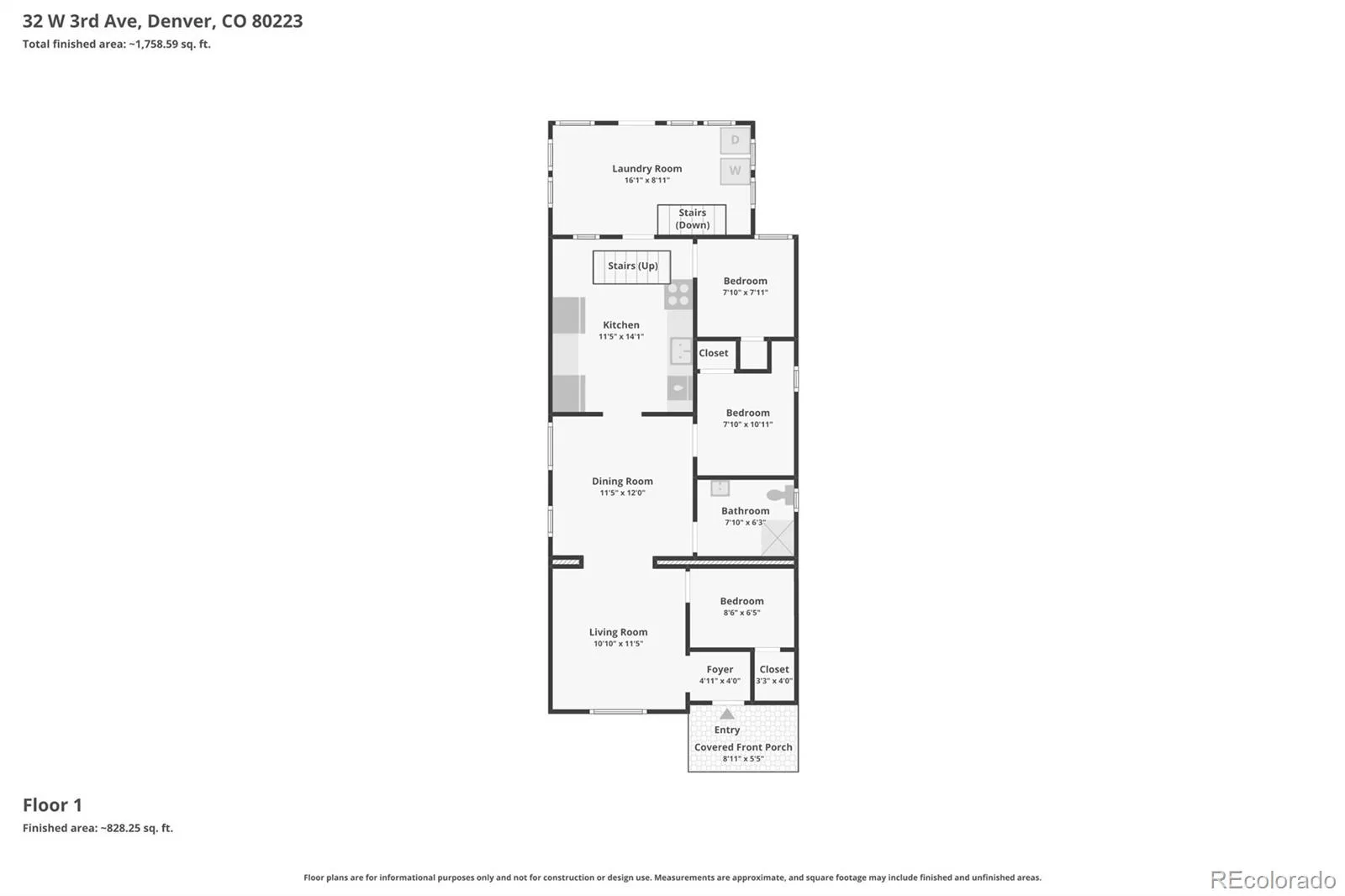 32 W 3rd Avenue Denver CO 80223 MLS #REC1555442 06032026224119 1600 47