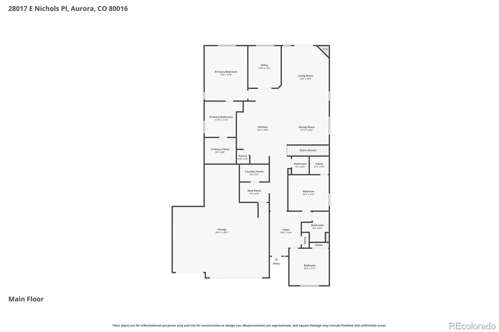 28017 E Nichols Place Aurora CO 80016 MLS #REC1599479 05182026190929 1600 41