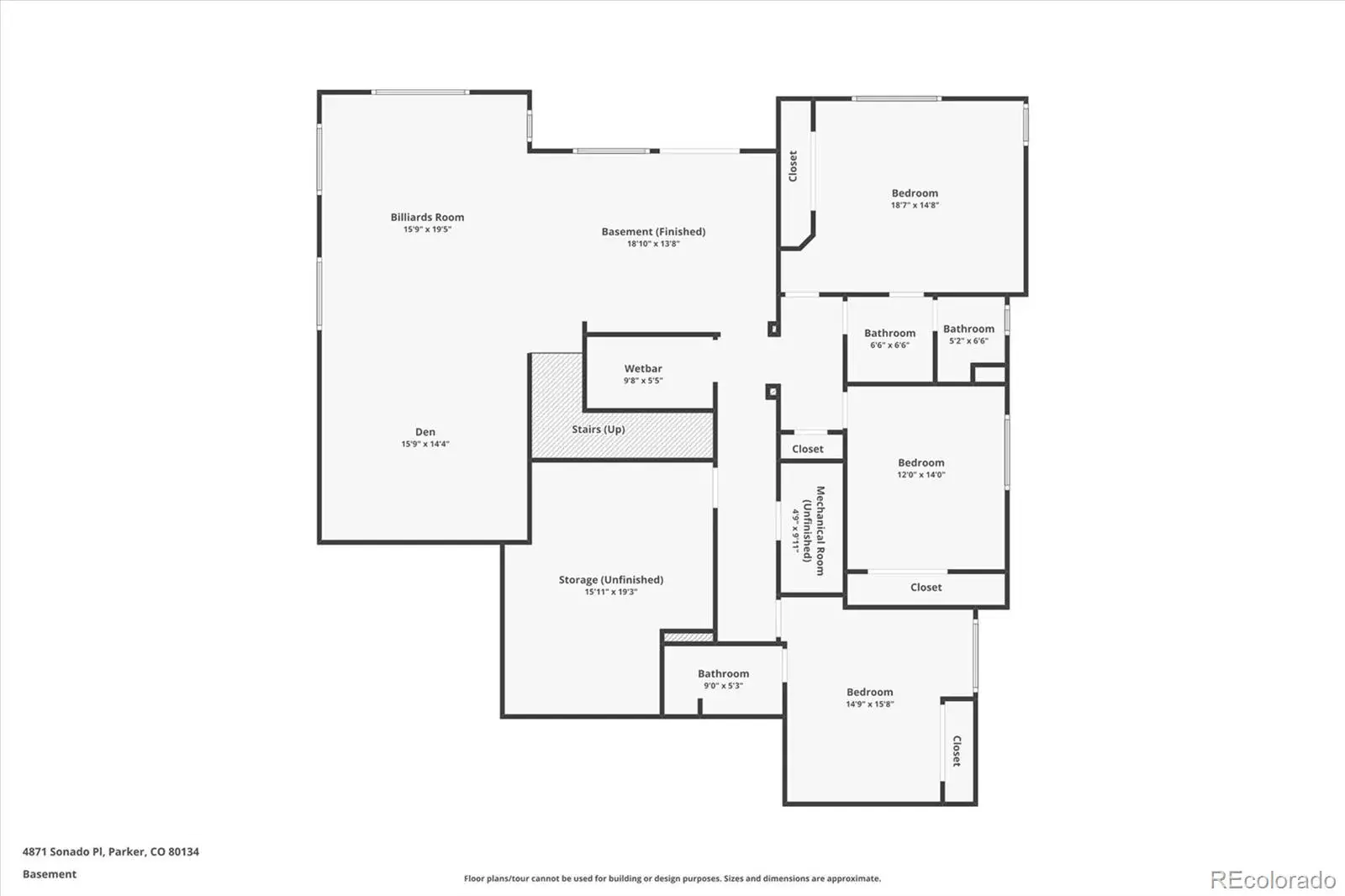 4871 Sonado Place Parker CO 80134 MLS #REC1648802 02192026055027 1600 49