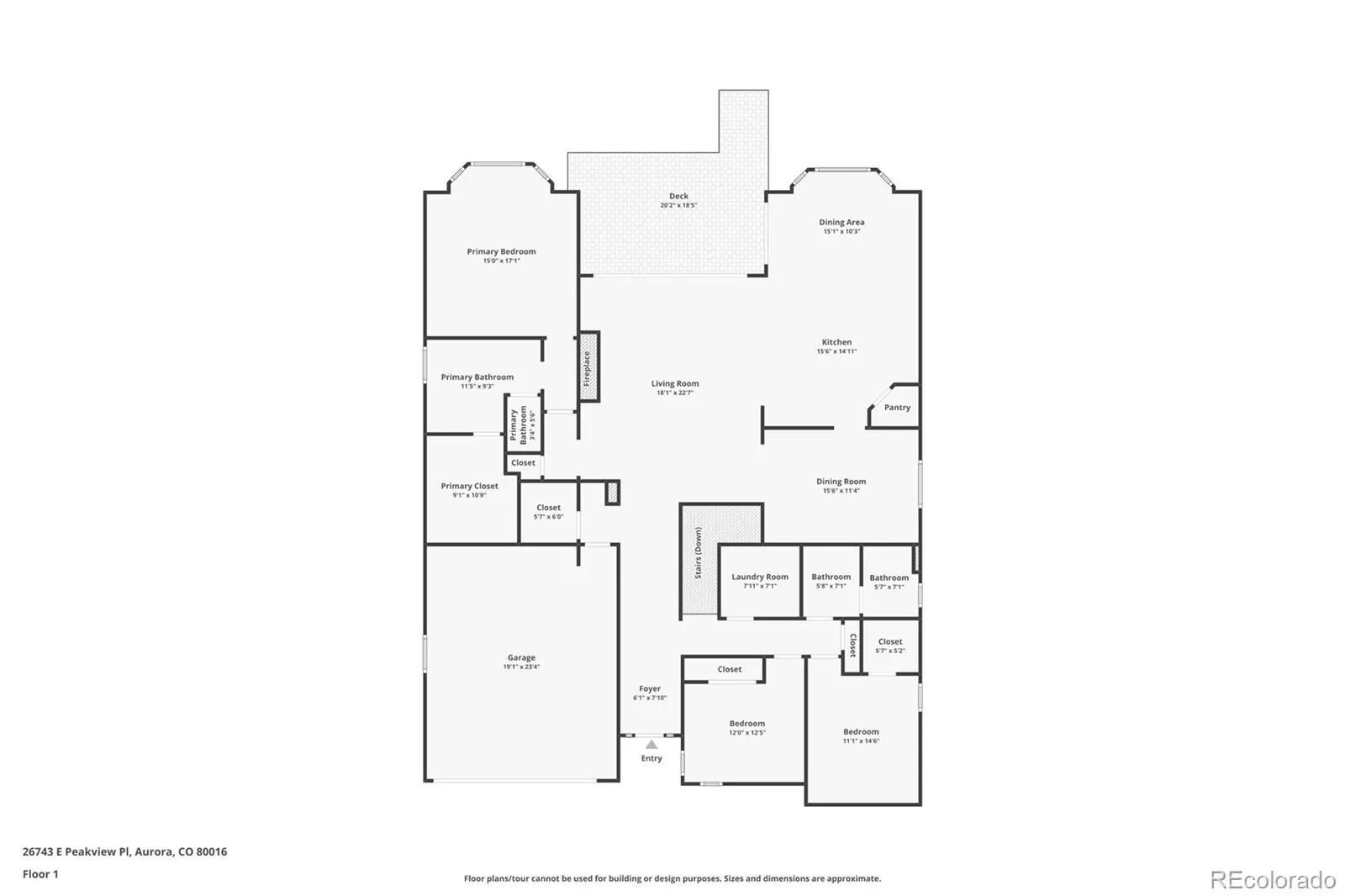 26743 E Peakview Place Aurora CO 80016 MLS #REC1657759 05232026182122 1600 32