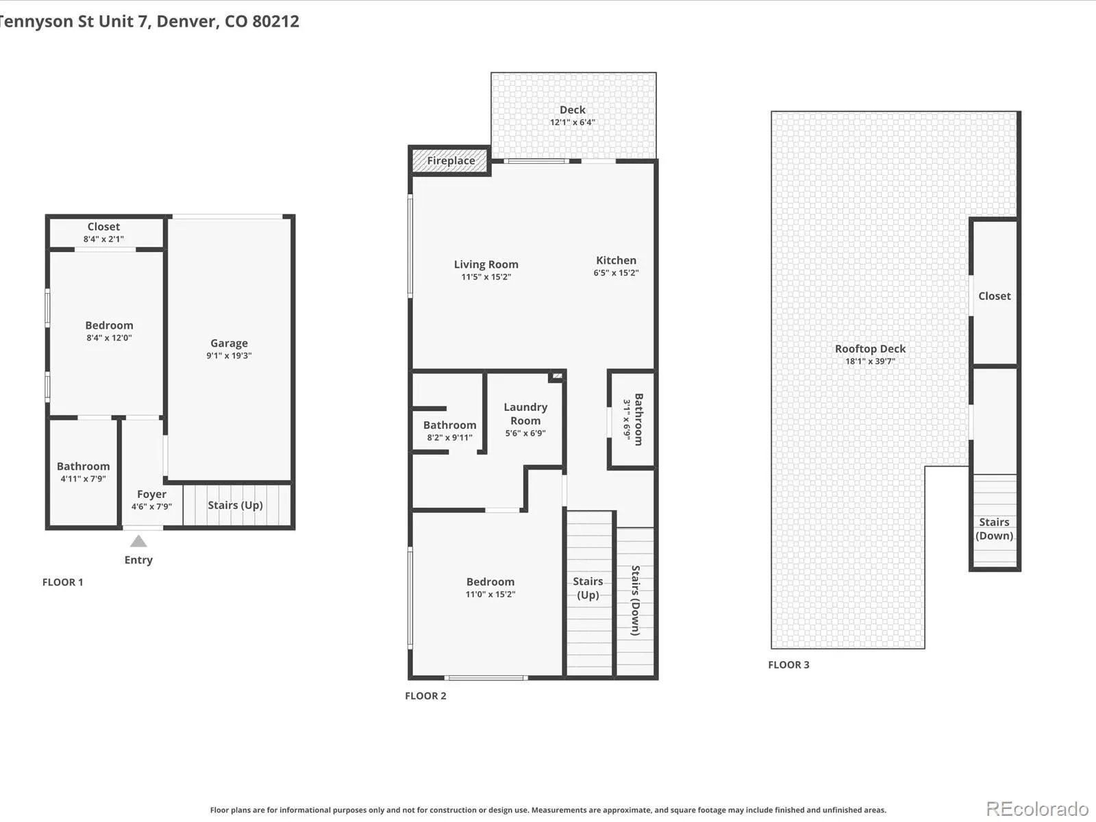 4460 Tennyson Street #7 Denver CO 80212 | MLS #REC1718328 08172026171727 1600 29