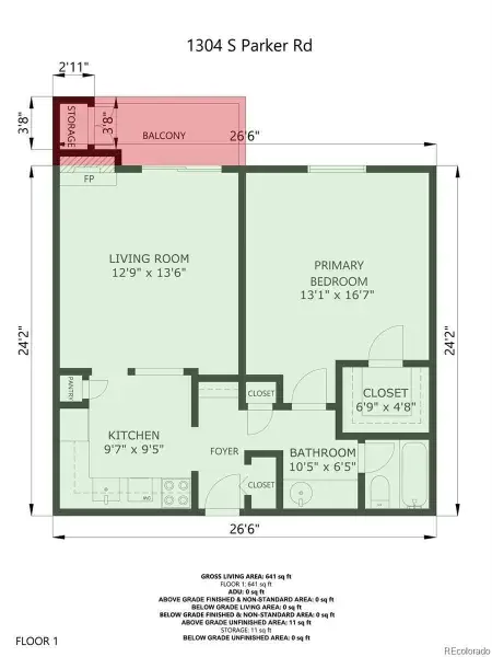 1304 S Parker Road #359 Denver CO 80231 MLS #REC1726470 09132025010432 800 16