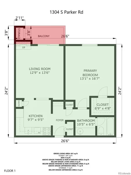 1304 S Parker Road #359 Denver CO 80231 | MLS #REC1726470 09262026071427 800 16