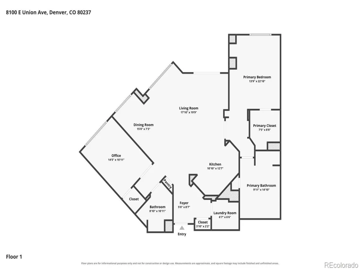 8100 E Union Avenue #1707 Denver CO 80237 | MLS #REC1728300 10022026020607 1200 46
