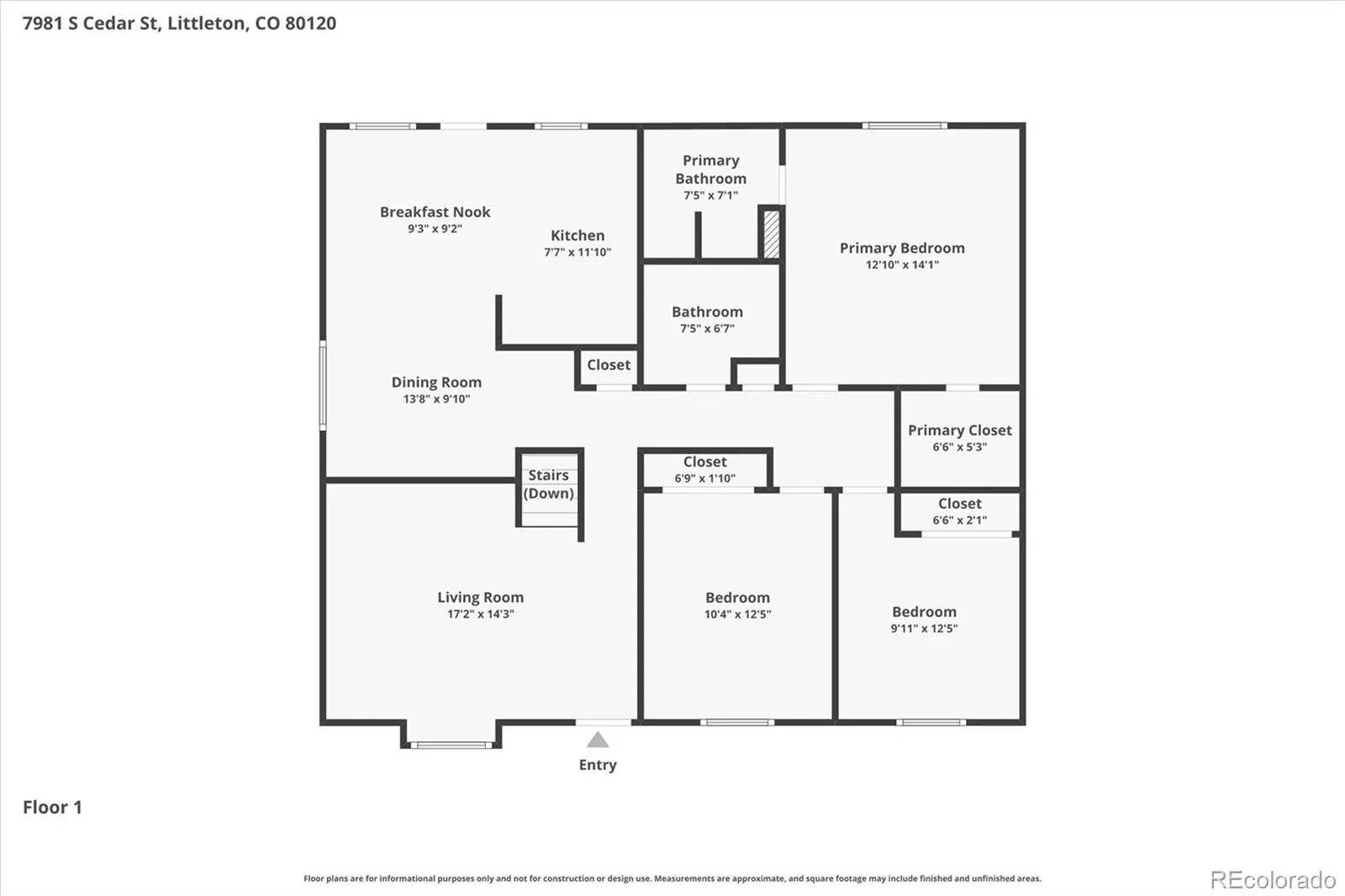 7981 S Cedar Street Littleton CO 80120 MLS #REC1743313 05232026184859 1600 26