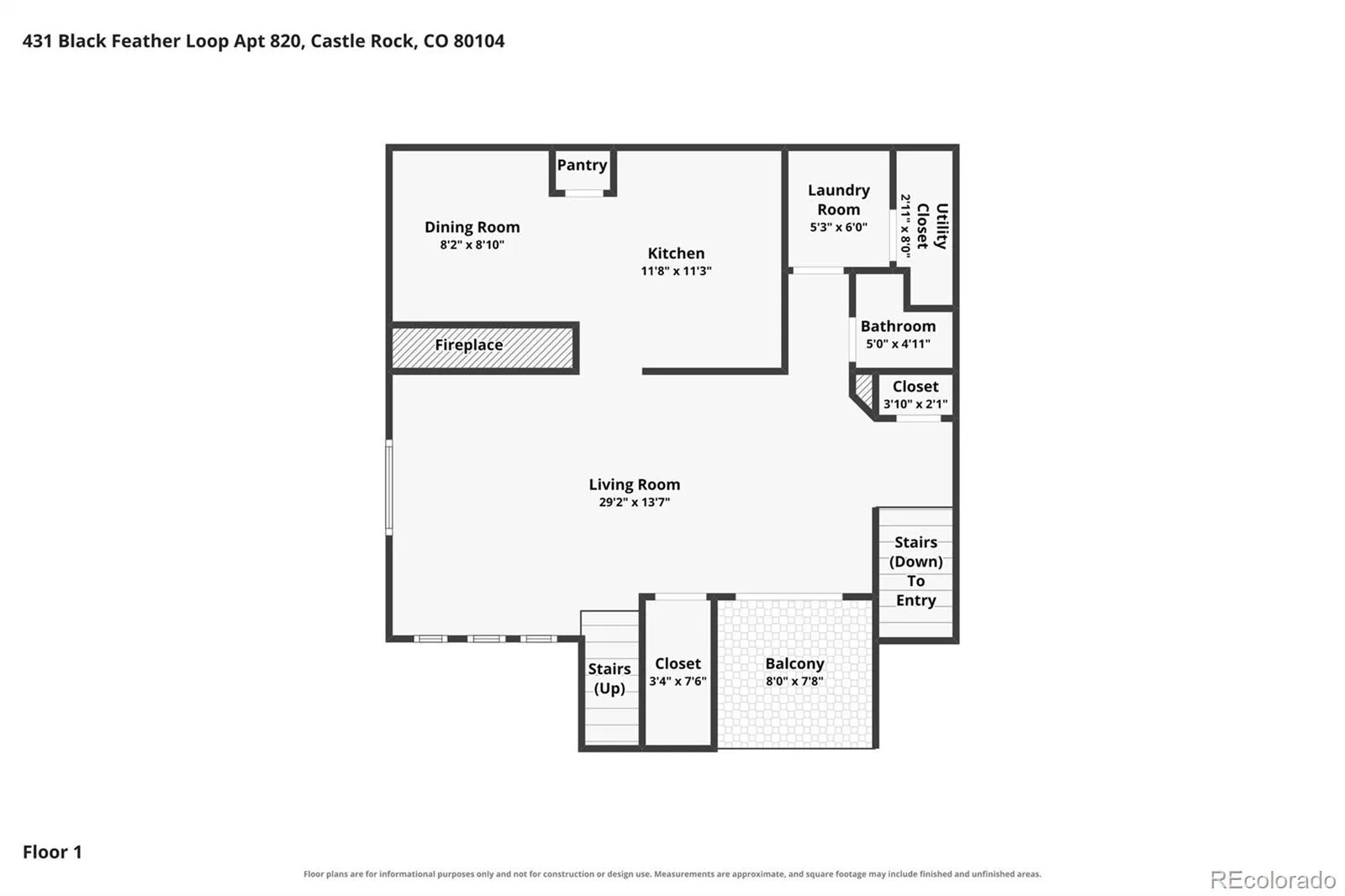 431 Black Feather Loop #820 Castle Rock CO 80104 | MLS #REC1810887 08272026020550 1600 30