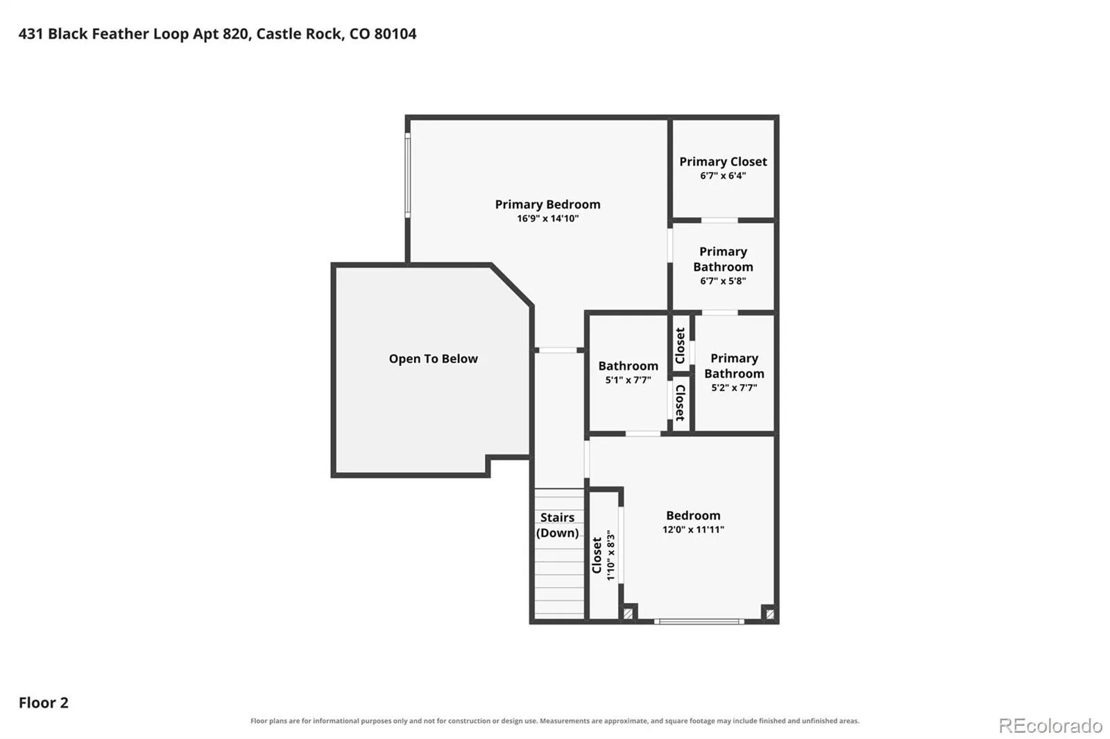 431 Black Feather Loop #820 Castle Rock CO 80104 | MLS #REC1810887 08272026020550 1600 31