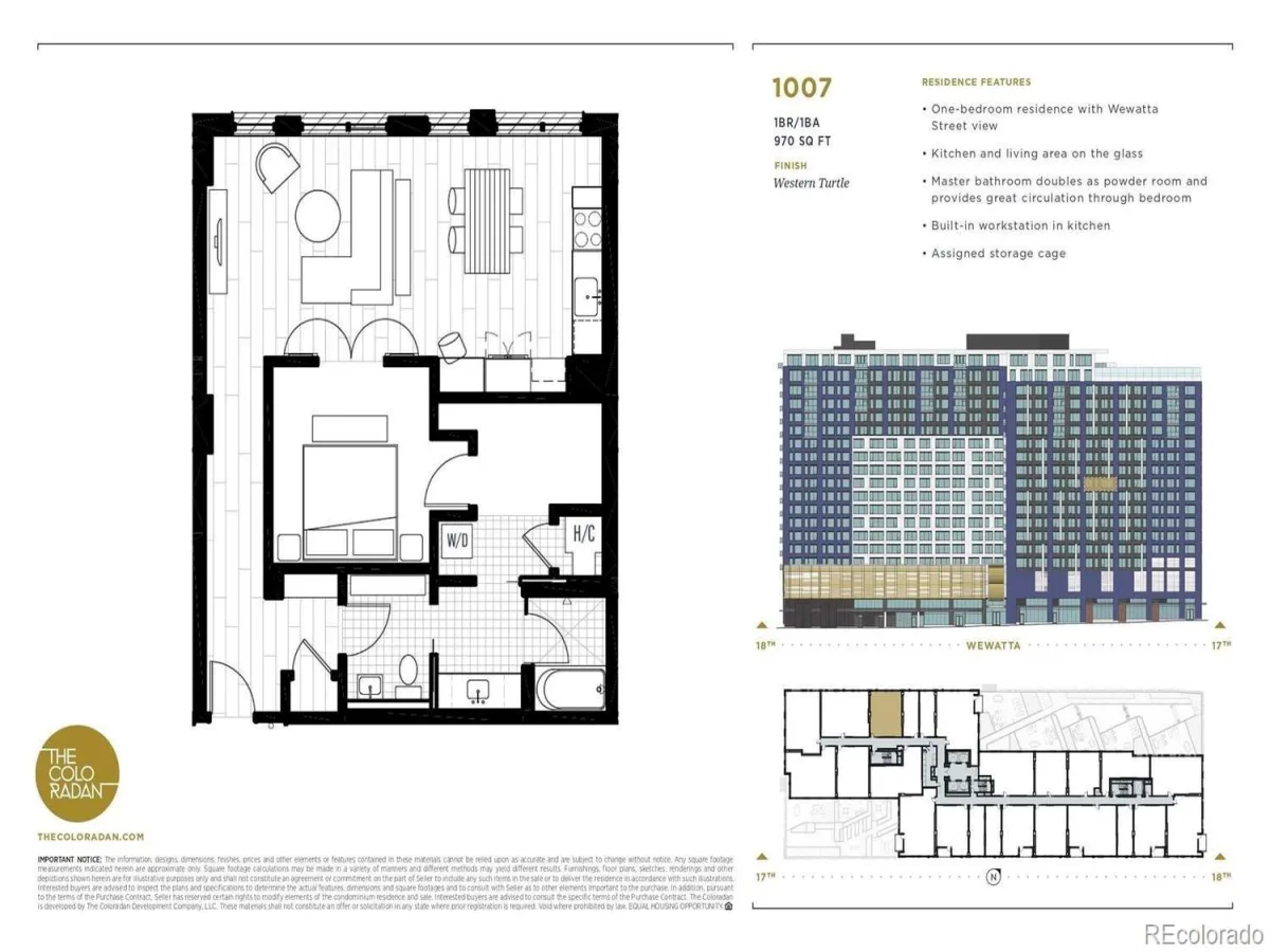 1750 Wewatta Street #1007 Denver CO 80202 | MLS #REC1815461 10142026002221 1200 23