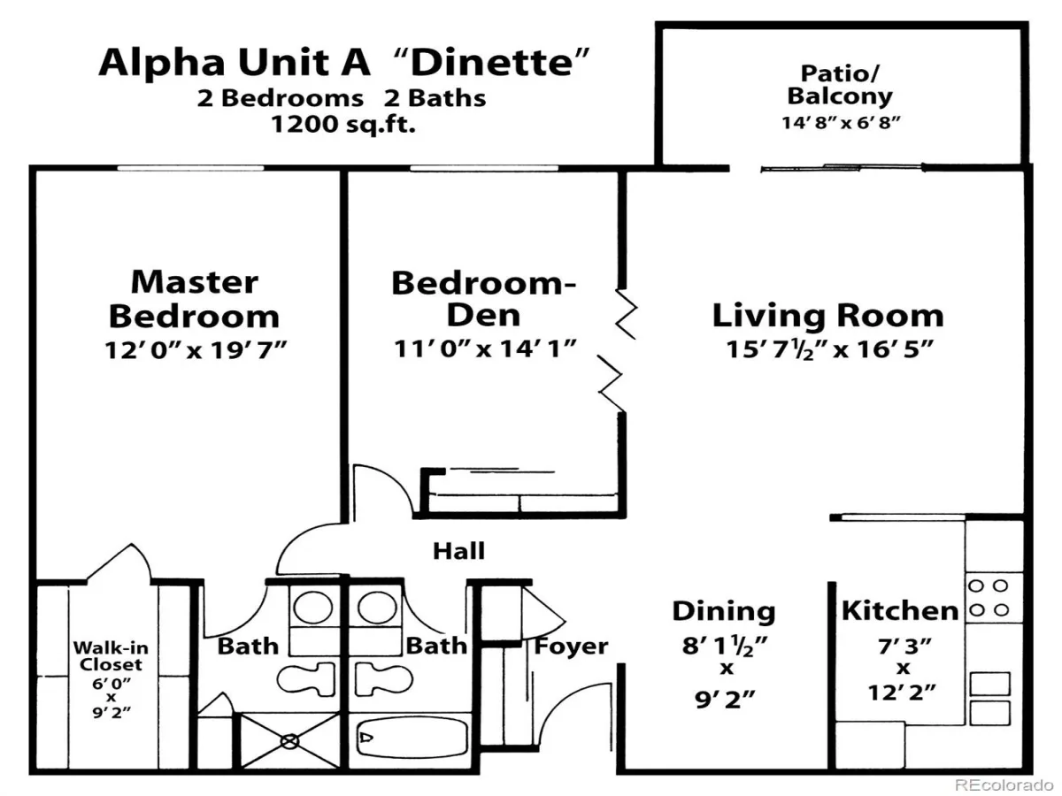 13609 E Cornell Avenue #110 #205 Aurora CO 80014 MLS #REC1825333 06092026073622 1200 30