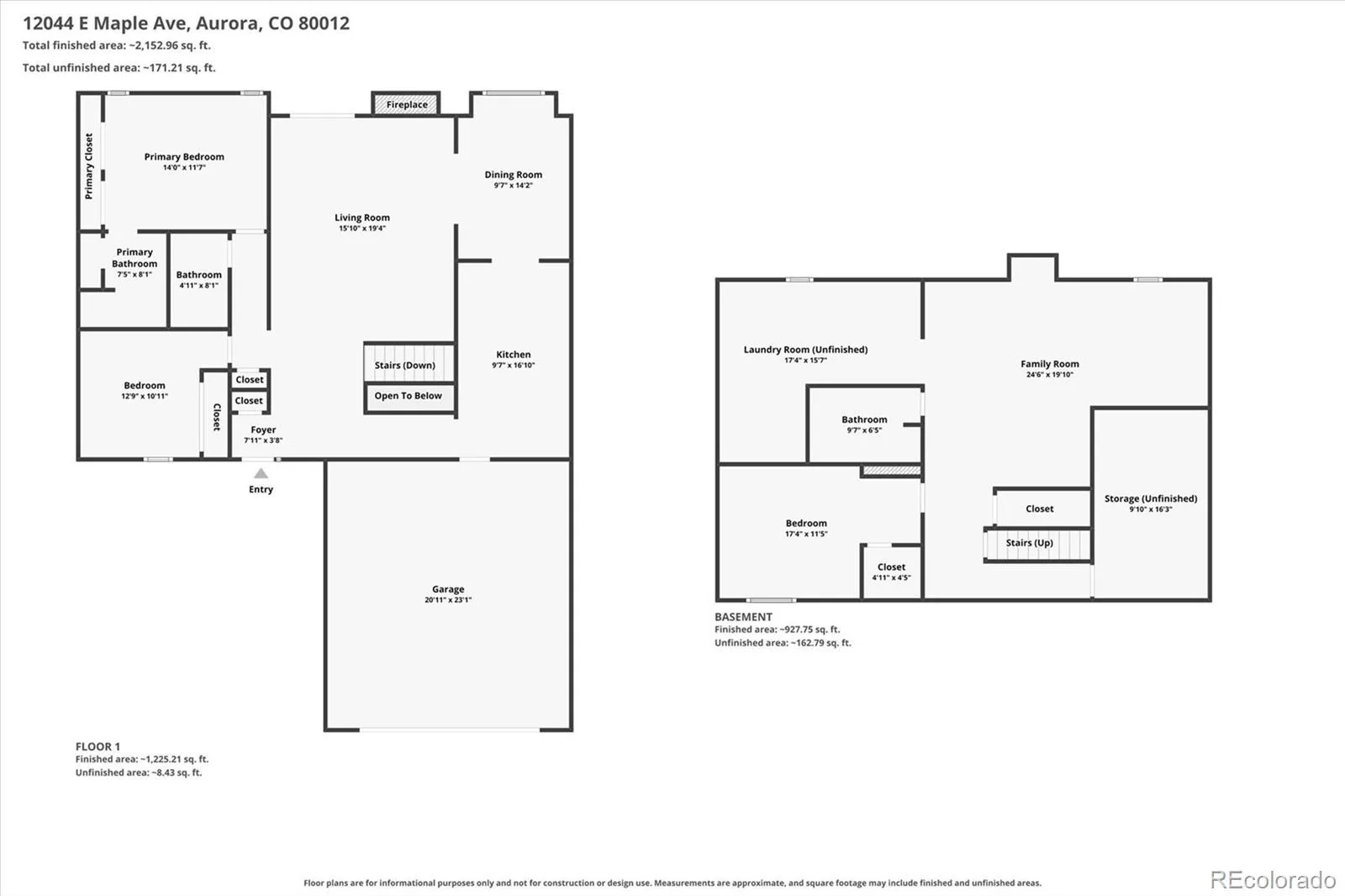 12044 E Maple Avenue Aurora CO 80012 | MLS #REC1932237 09232026111812 1600 32
