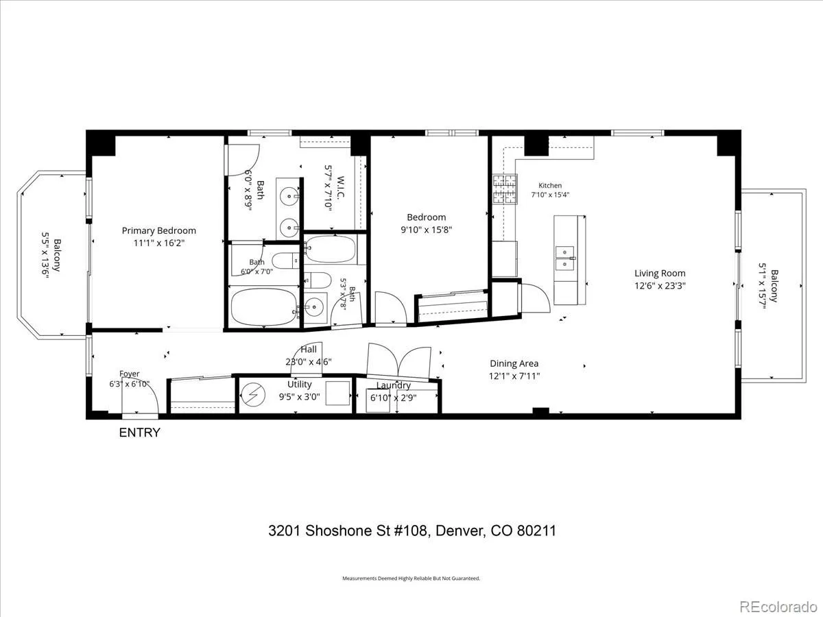 3201 N Shoshone Street #108 Denver CO 80211 MLS #REC1972593 07172026201715 1200 37