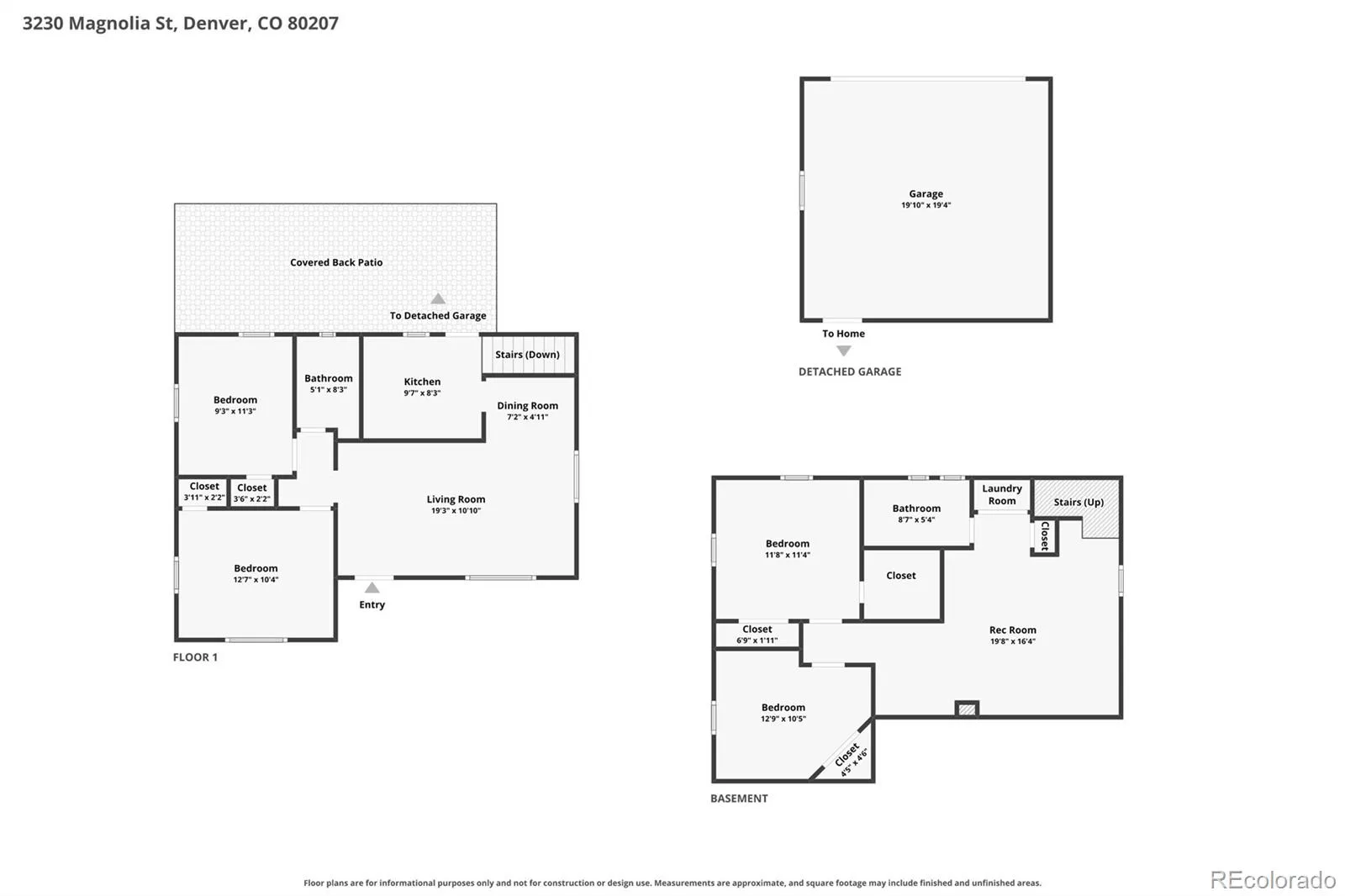 3230 Magnolia Street Denver CO 80207 | MLS #REC2099104 08052026174315 1600 35
