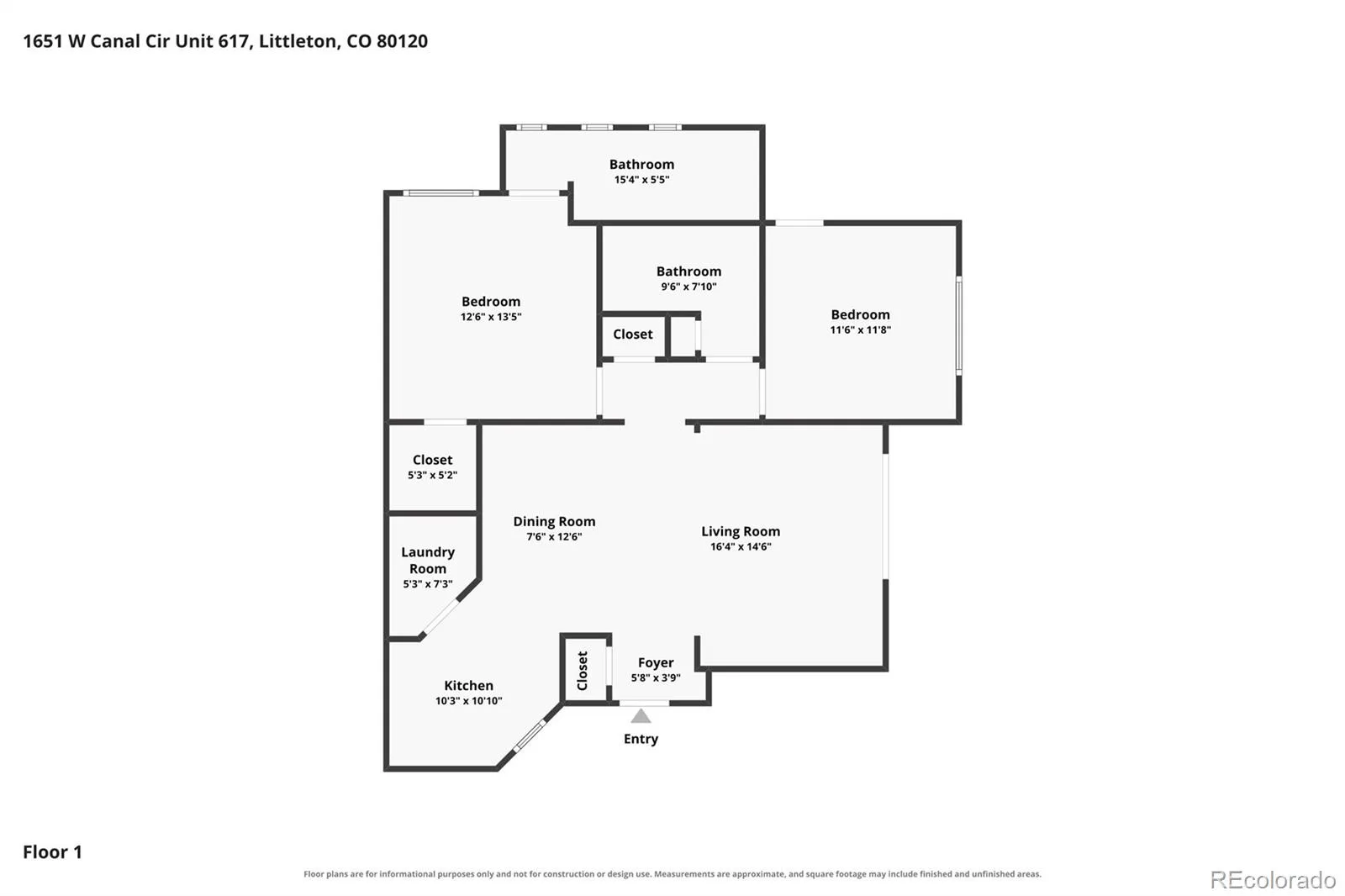 1651 W Canal Circle #617 Littleton CO 80120 | MLS #REC2111412 08202026003520 1600 25
