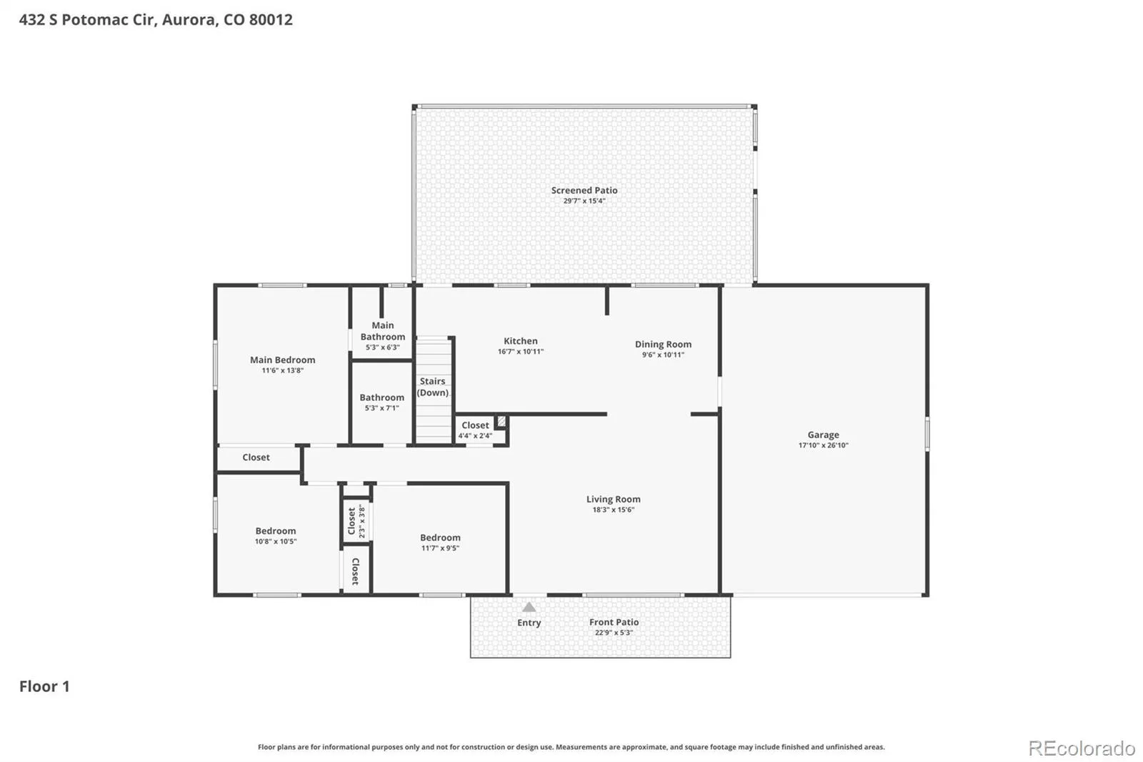 432 S Potomac Circle Aurora CO 80012 | MLS #REC2190897 06192026233312 1600 26