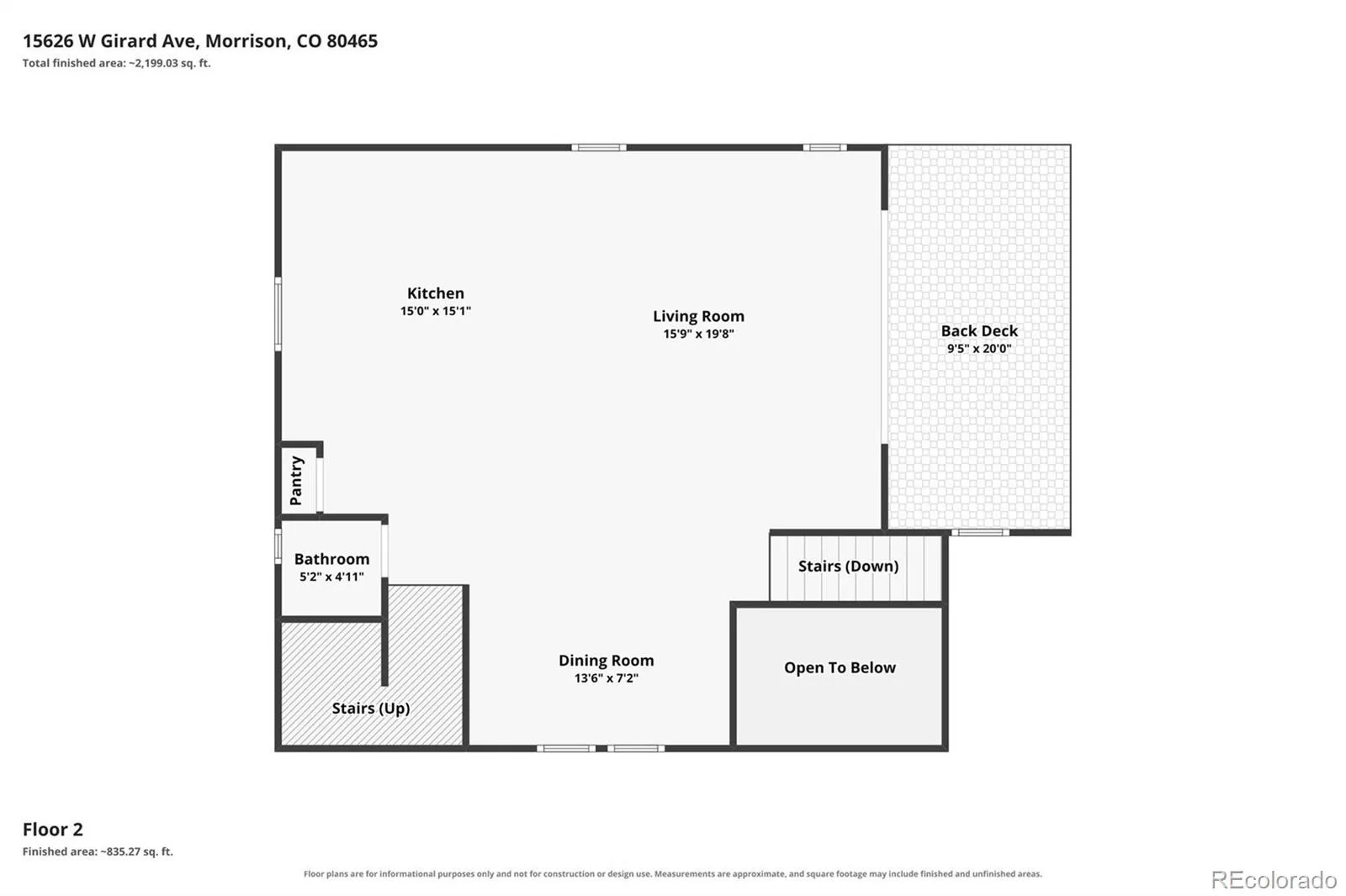 15626 W Girard Avenue Morrison CO 80465 | MLS #REC2252143 08252026153147 1600 48