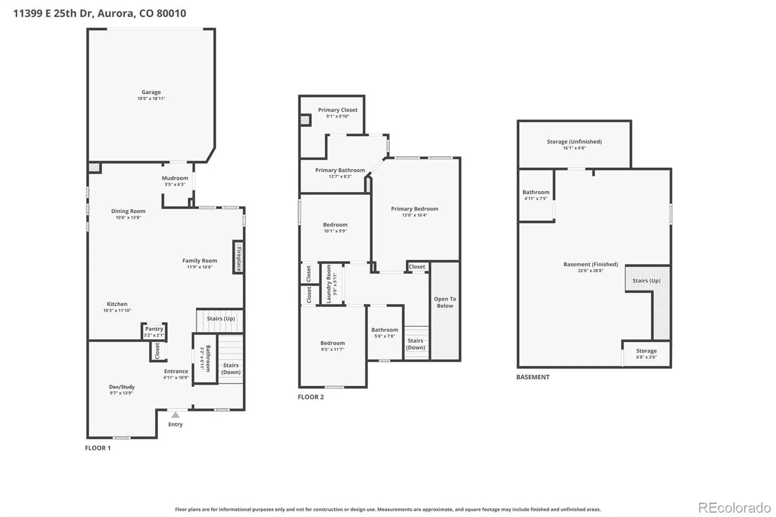 11399 E 25th Drive Aurora CO 80010 MLS #REC2306413 07032026235707 1600 37
