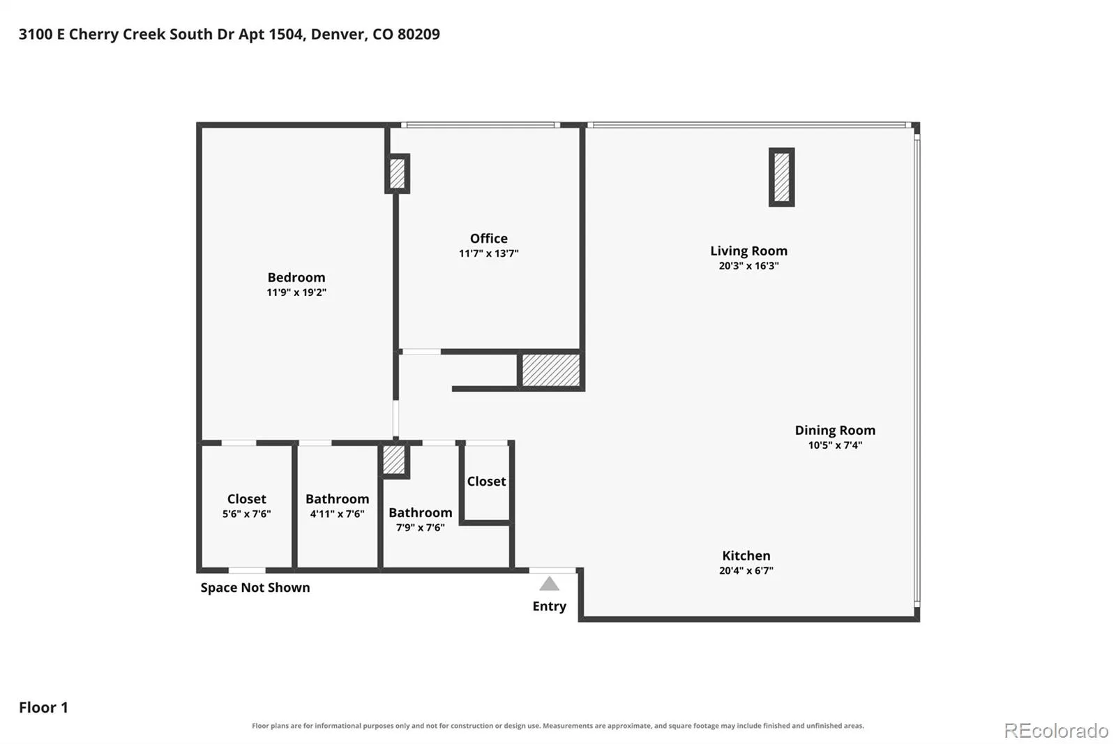 3100 E Cherry Creek South Drive #1504 Denver CO 80209 | MLS #REC2322749 08162026143604 1600 26