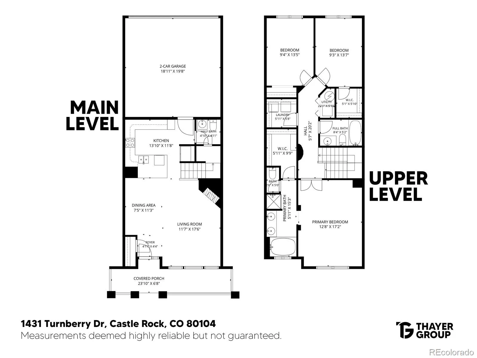 1431 Turnberry Drive Castle Rock CO 80104 | MLS #REC2398043 08122026190144 1600 25
