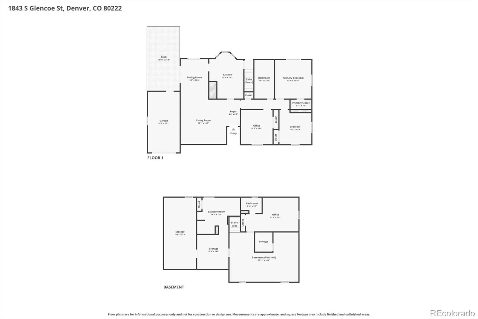 1843 S Glencoe Street Denver CO 80222 MLS #REC2460263 06092026013221 1600 36