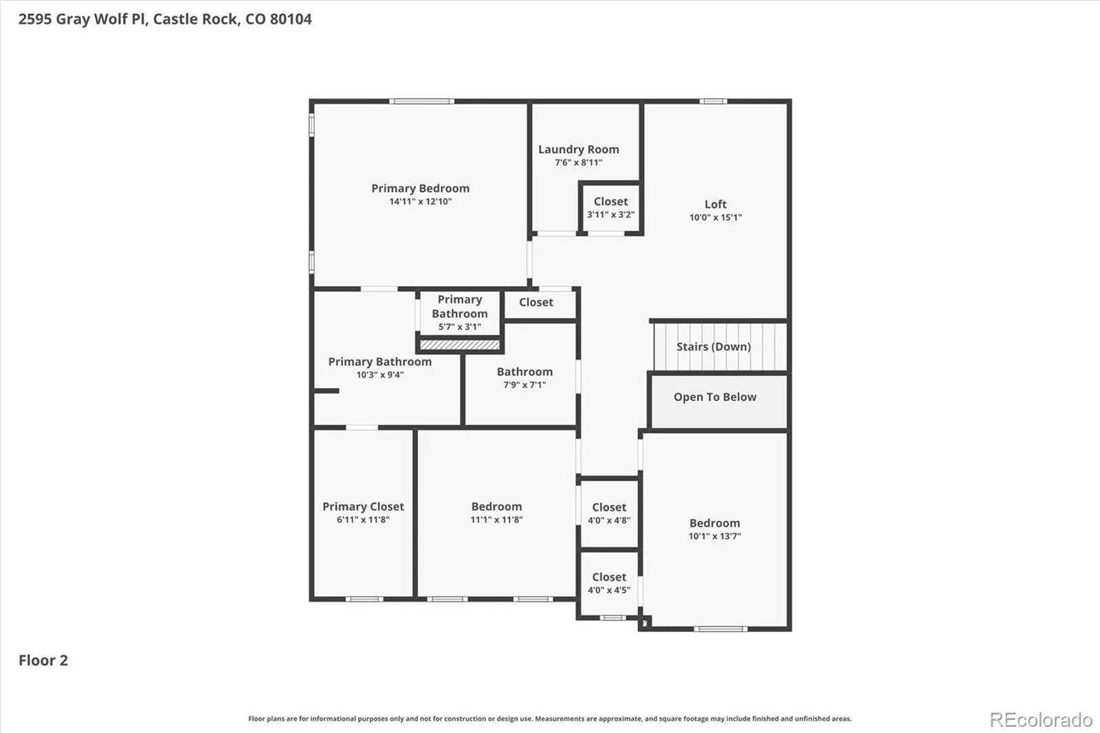 2595 Gray Wolf Place Castle Rock CO 80104 | MLS #REC2516799 05072026235829 1600 32