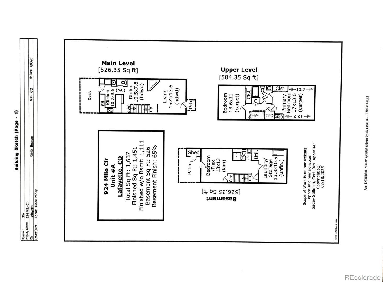 924 Milo Circle #A Lafayette CO 80026 | MLS #REC2758599 07152026071619 1600 37
