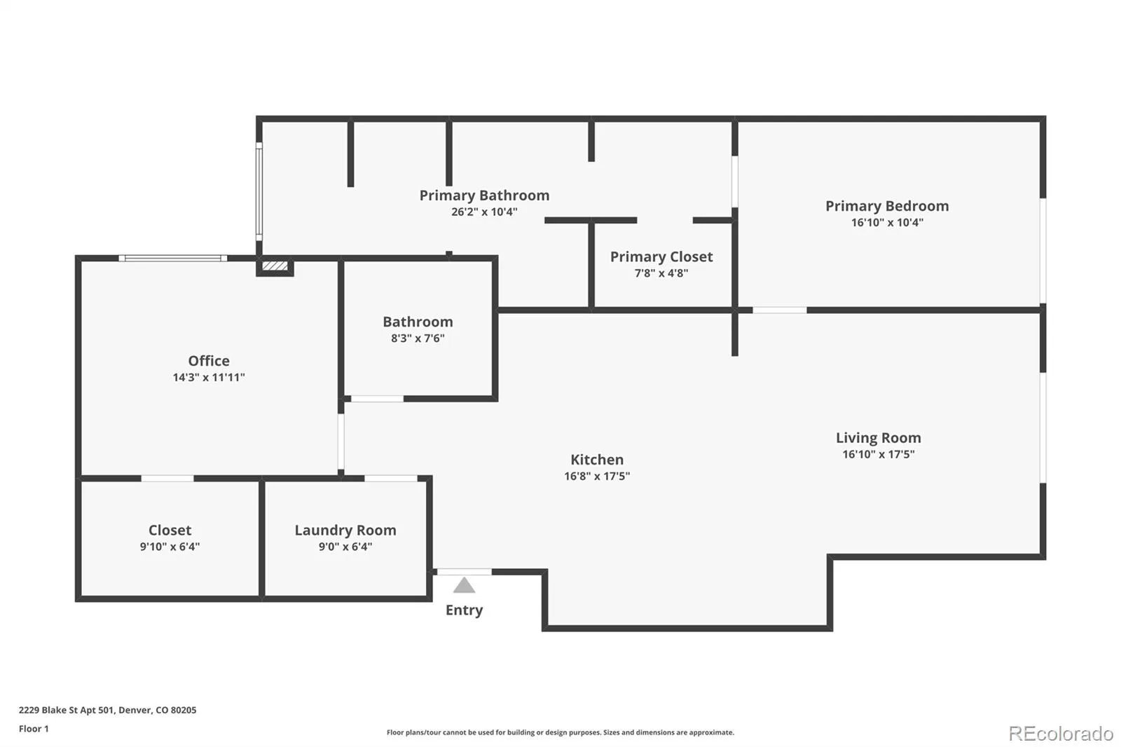 2229 Blake Street #501 Denver CO 80205 MLS #REC2764740 07062026201610 1600 43