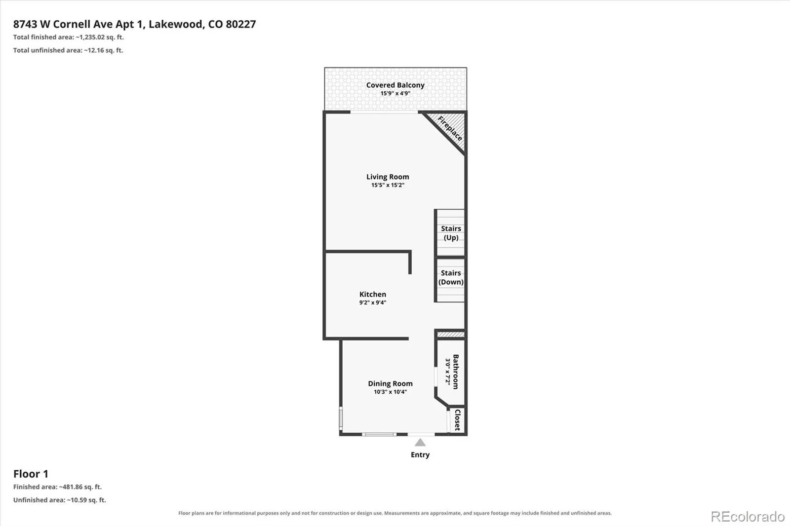 8743 W Cornell Avenue #1 Denver CO 80227 | MLS #REC2787941 08272026161143 1600 26
