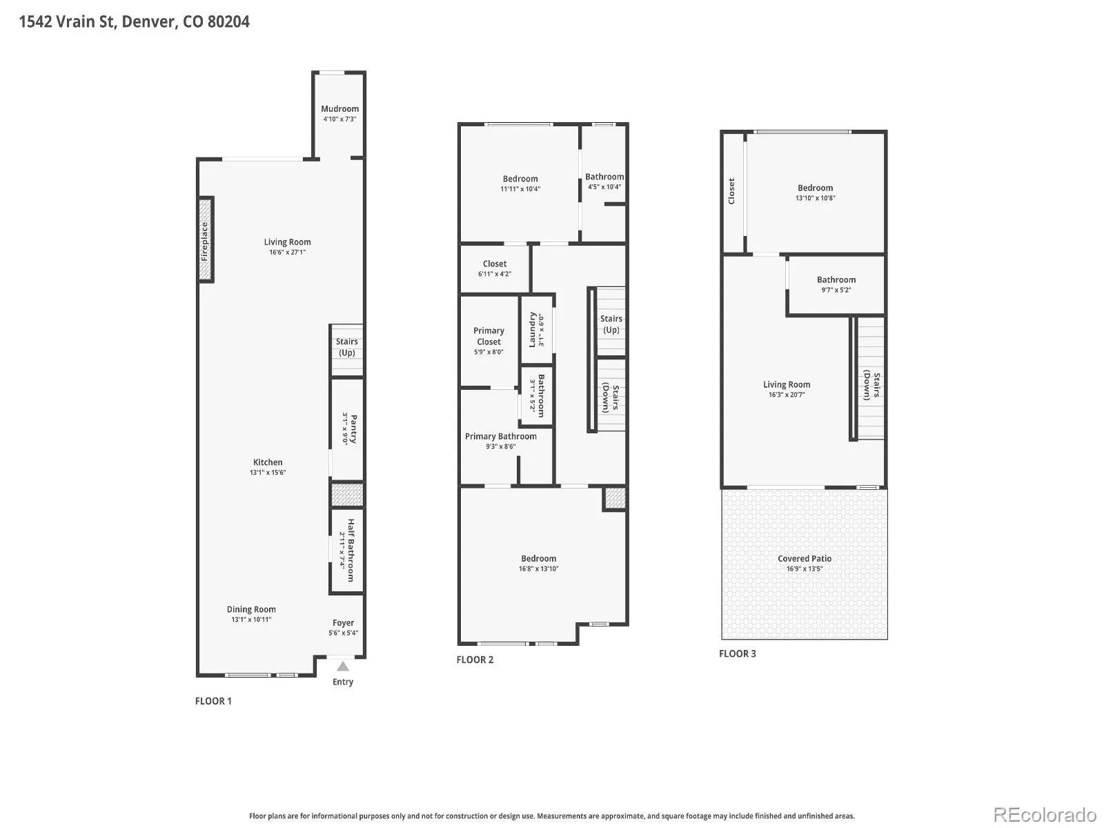 1542 Vrain Street Denver CO 80204 MLS #REC2953463 05122026233911 1600 39