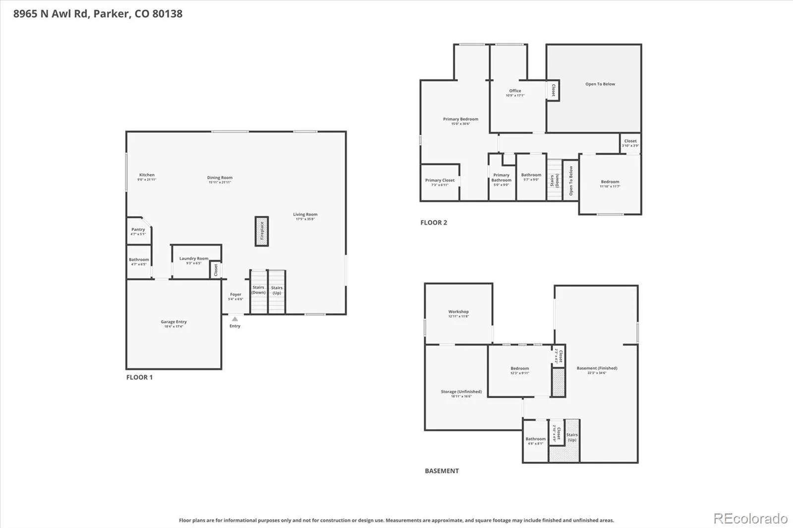 8965 N Awl Road Parker CO 80138 | MLS #REC2956972 06122026141912 1600 39