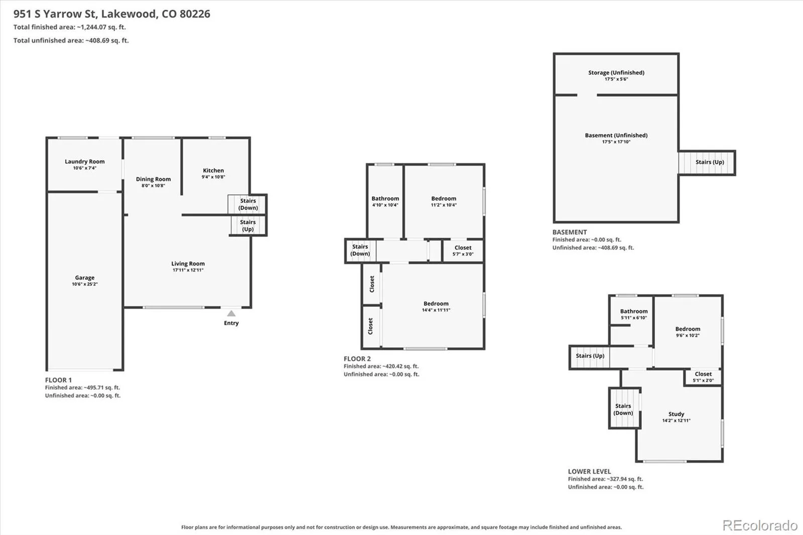 951-953 S Yarrow Street Lakewood CO 80226 | MLS #REC3054573 08072026165355 1600 24