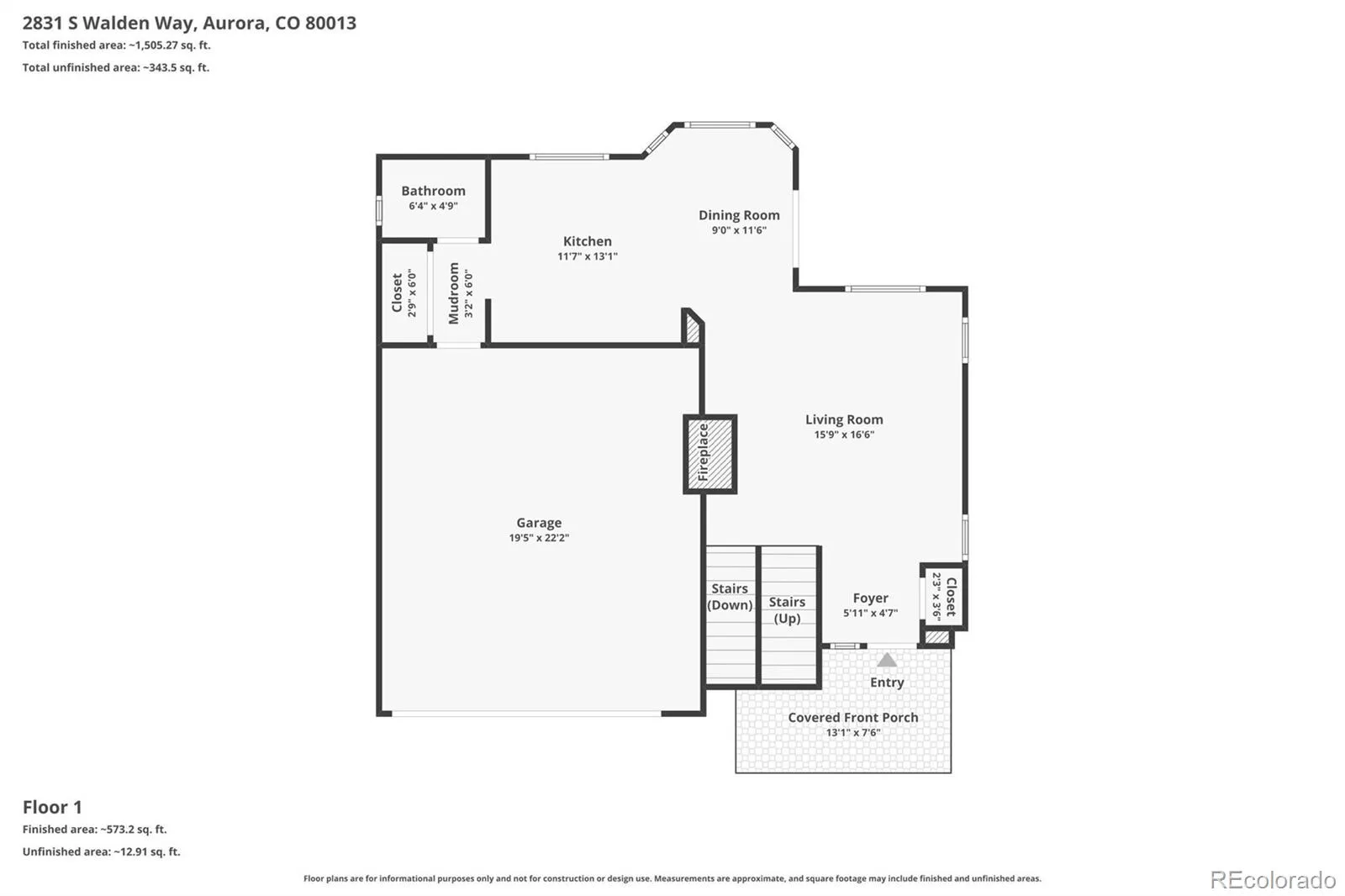 2831 S Walden Way Aurora CO 80013 | MLS #REC3058957 07282026185431 1600 30