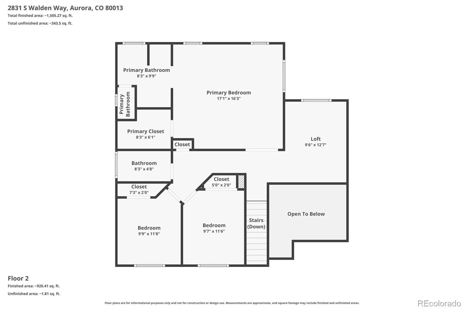 2831 S Walden Way Aurora CO 80013 | MLS #REC3058957 07282026185431 1600 31