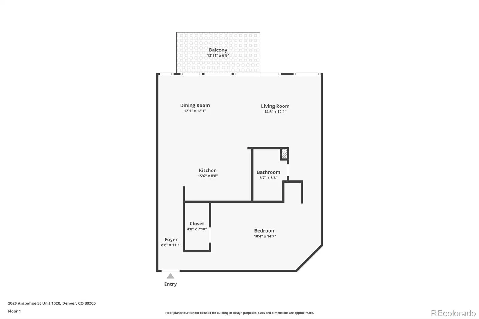 2020 Arapahoe Street #1020 Denver CO 80205 | MLS #REC3273707 08162026050043 1600 38