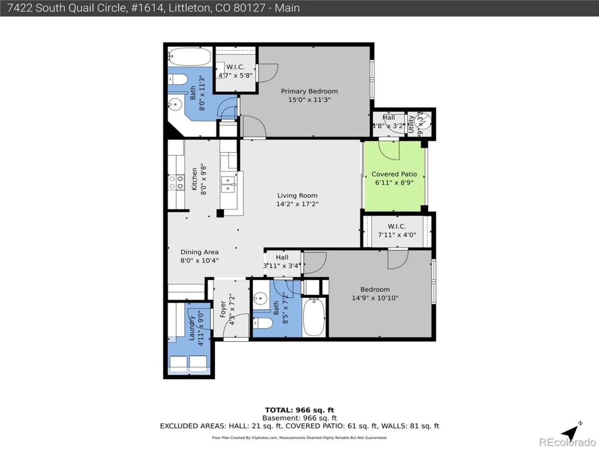 7422 S Quail Circle #1614 Littleton CO 80127 | MLS #REC3279342 04222026183705 1200 45