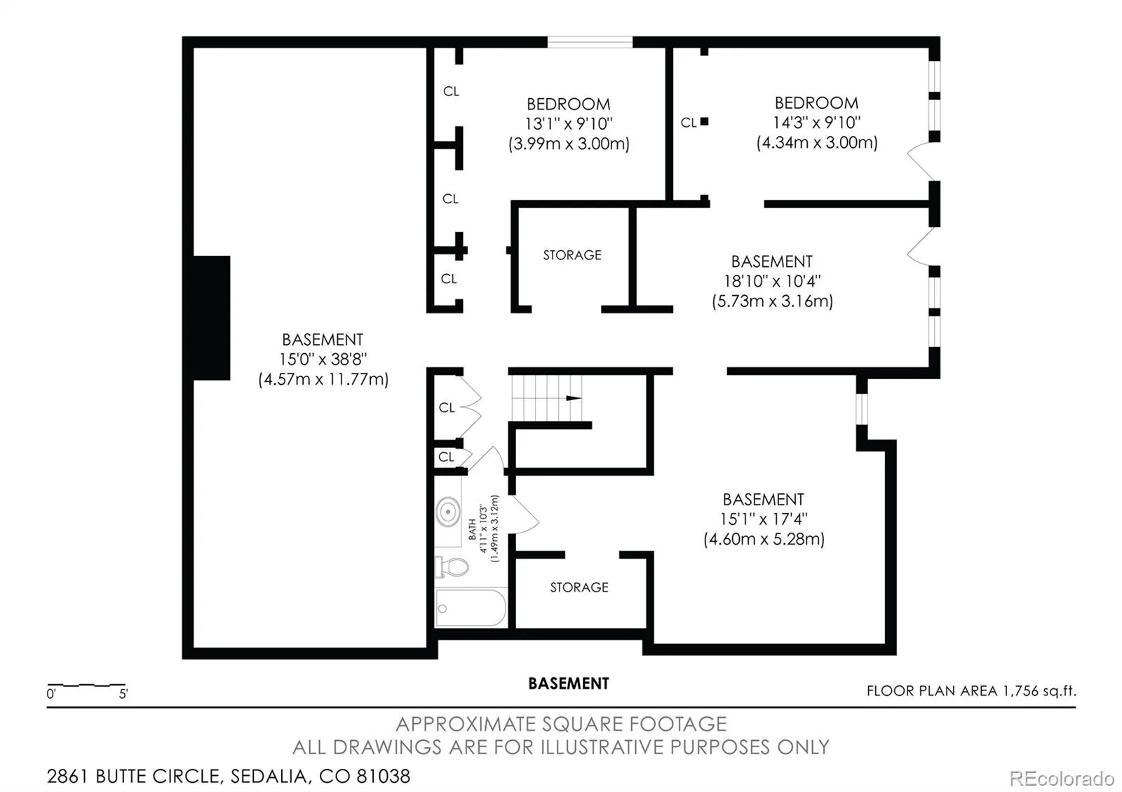 2861 Butte Circle Sedalia CO 80135 | MLS #REC3372041 07292026153819 1600 44