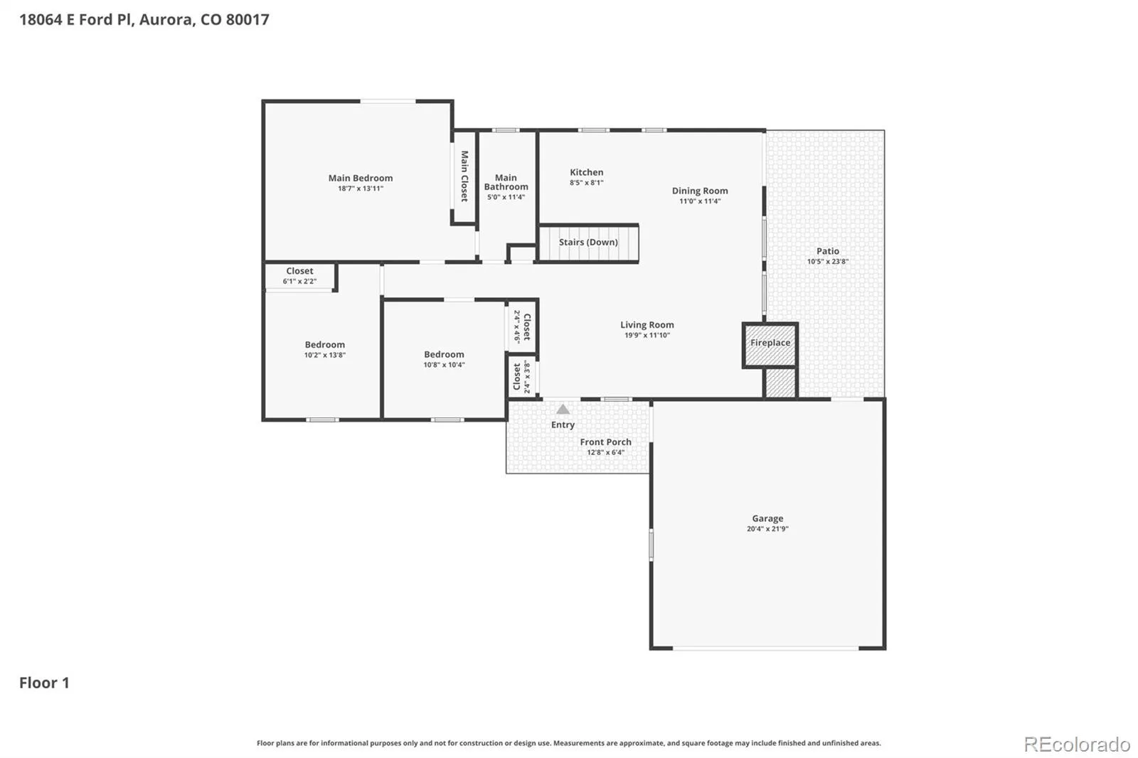 18064 E Ford Place Aurora CO 80017 | MLS #REC3391997 08242026160958 1600 26