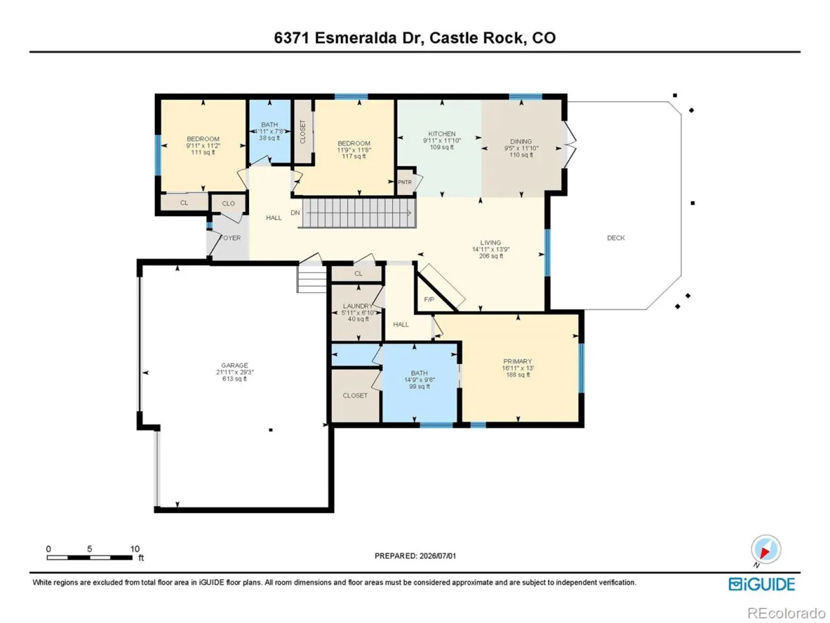 6371 Esmeralda Drive Castle Rock CO 80108 MLS #REC3432788 07022026150713 1200 35