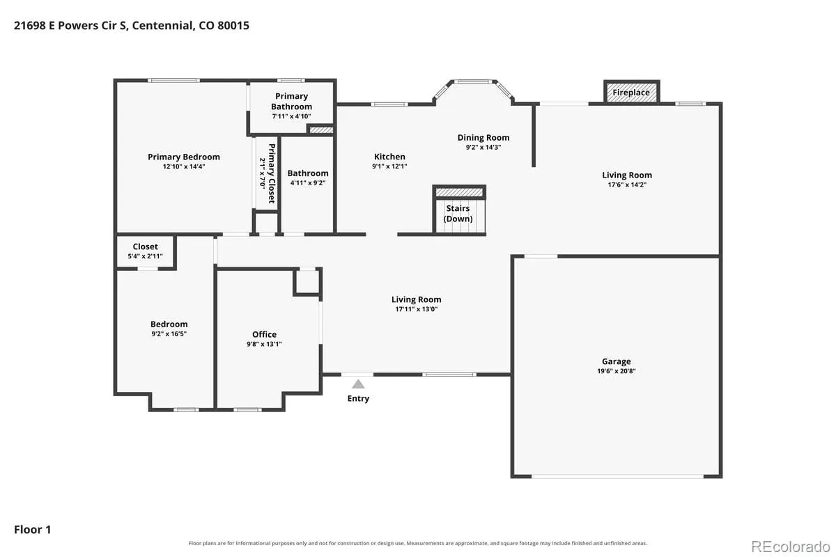 21698 E Powers Circle Aurora CO 80015 | MLS #REC3478397 08252026155416 1200 31