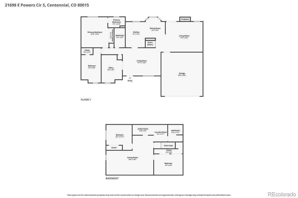 21698 E Powers Circle Aurora CO 80015 | MLS #REC3478397 08252026155416 1200 33
