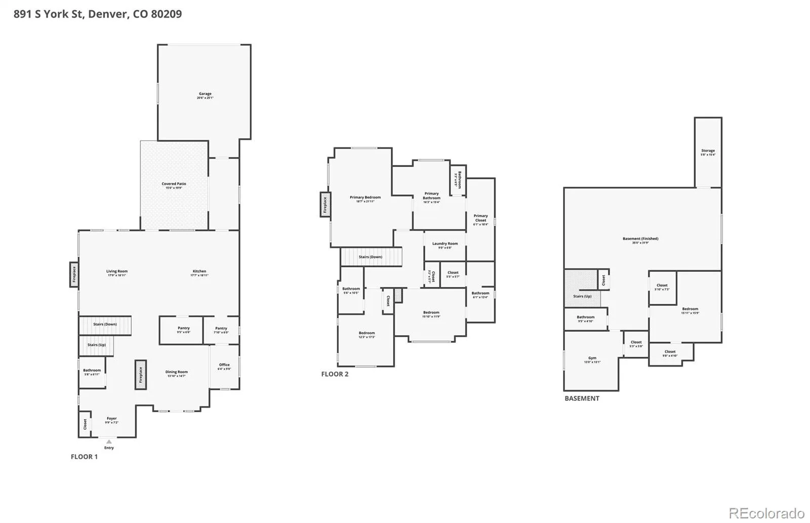 891 S York Street Denver CO 80209 | MLS #REC3486848 08192026071501 1600 48