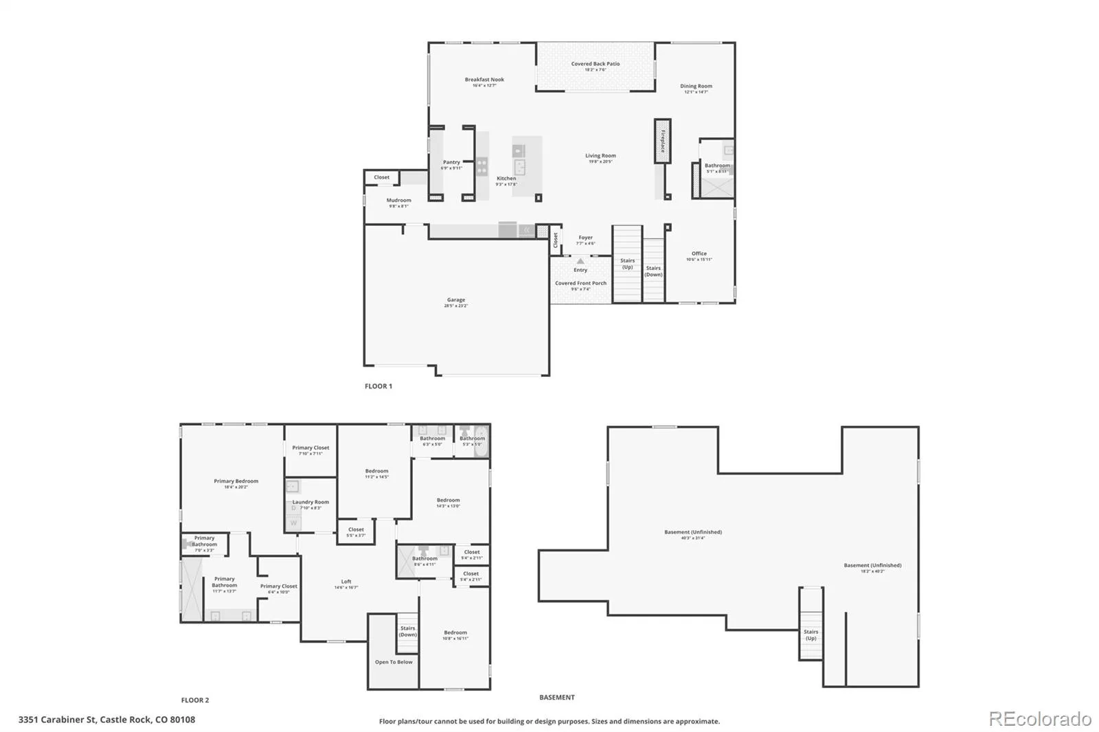 3351 Carabiner Street Castle Rock CO 80108 MLS #REC3537799 07222026002521 1600 37
