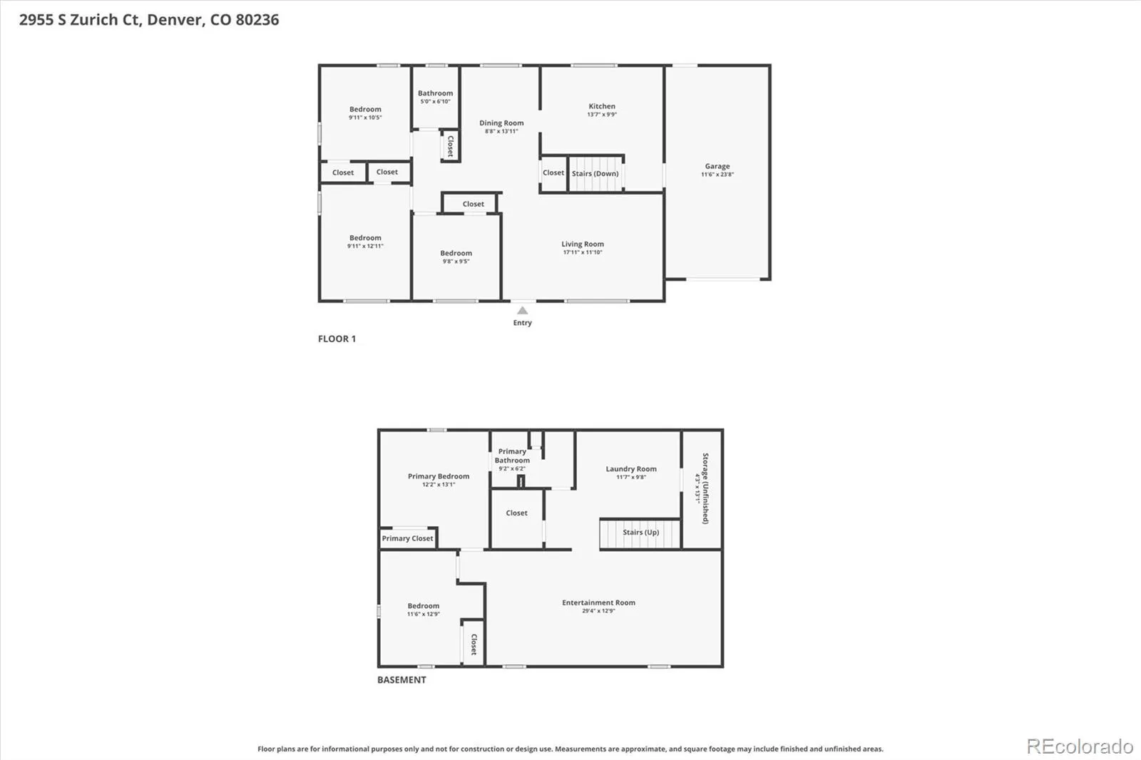 2955 S Zurich Court Denver CO 80236 MLS #REC3562827 05202026231902 1600 48