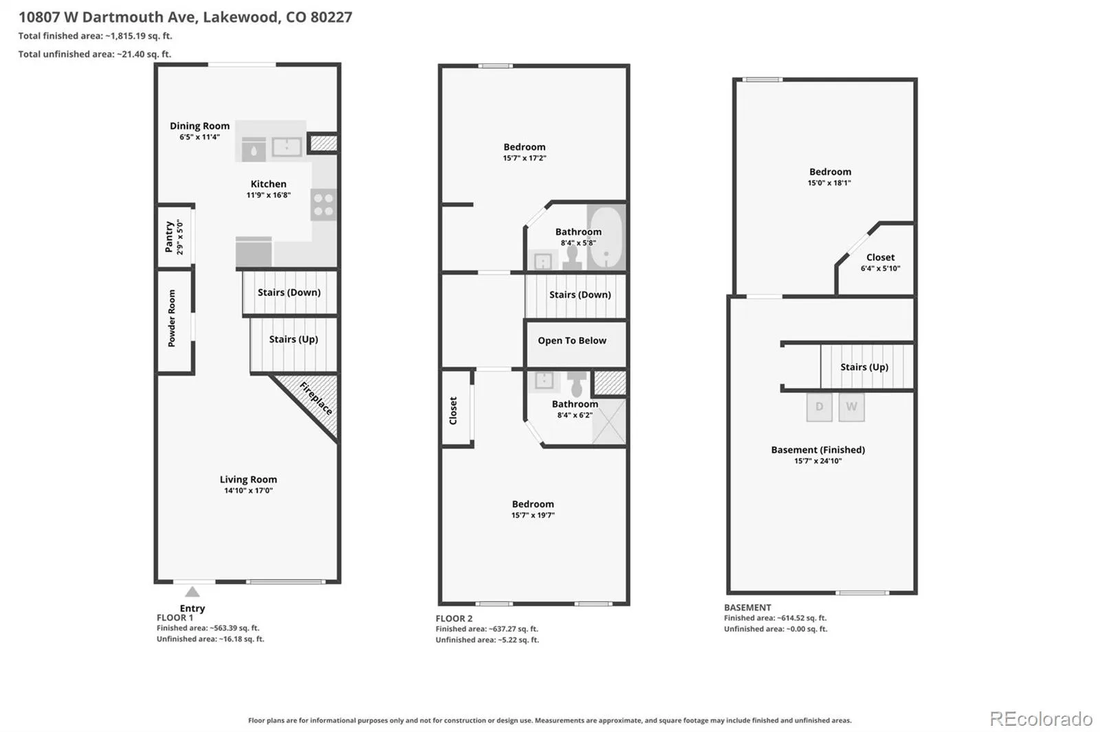 10807 W Dartmouth Avenue Denver CO 80227 | MLS #REC3567793 08172026160603 1600 32