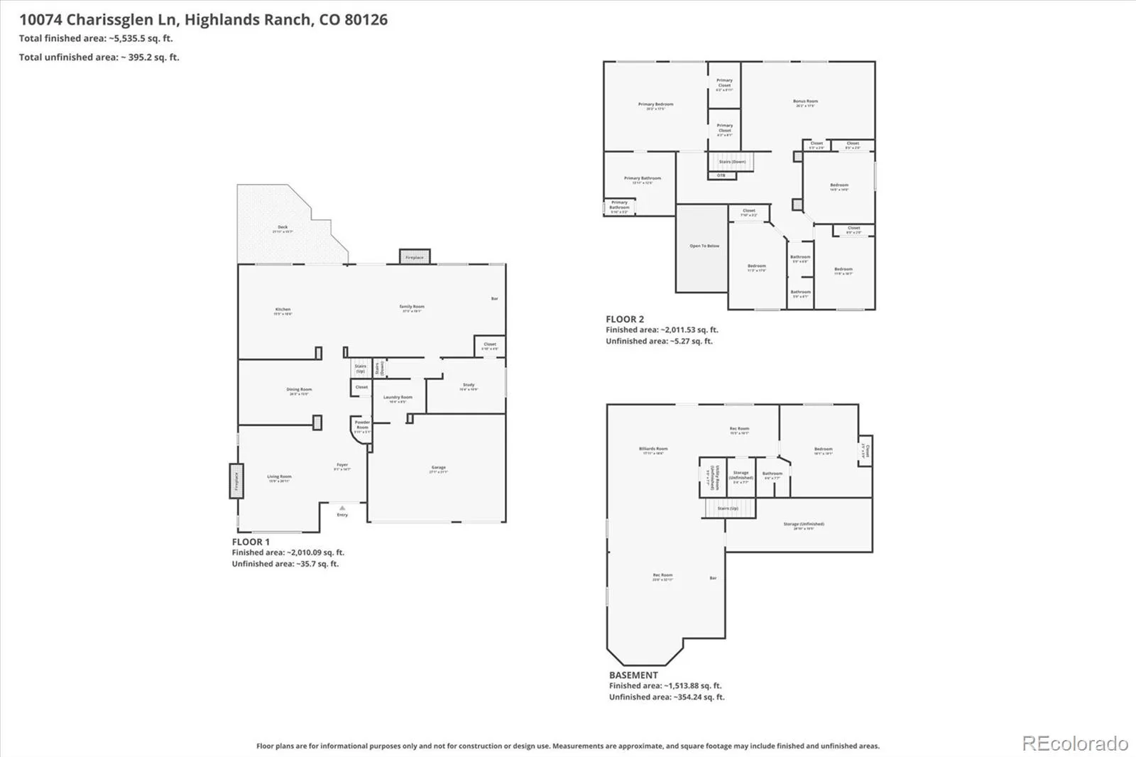 10074 Charissglen Lane Highlands Ranch CO 80126 MLS #REC3599286 06192026233410 1600 48