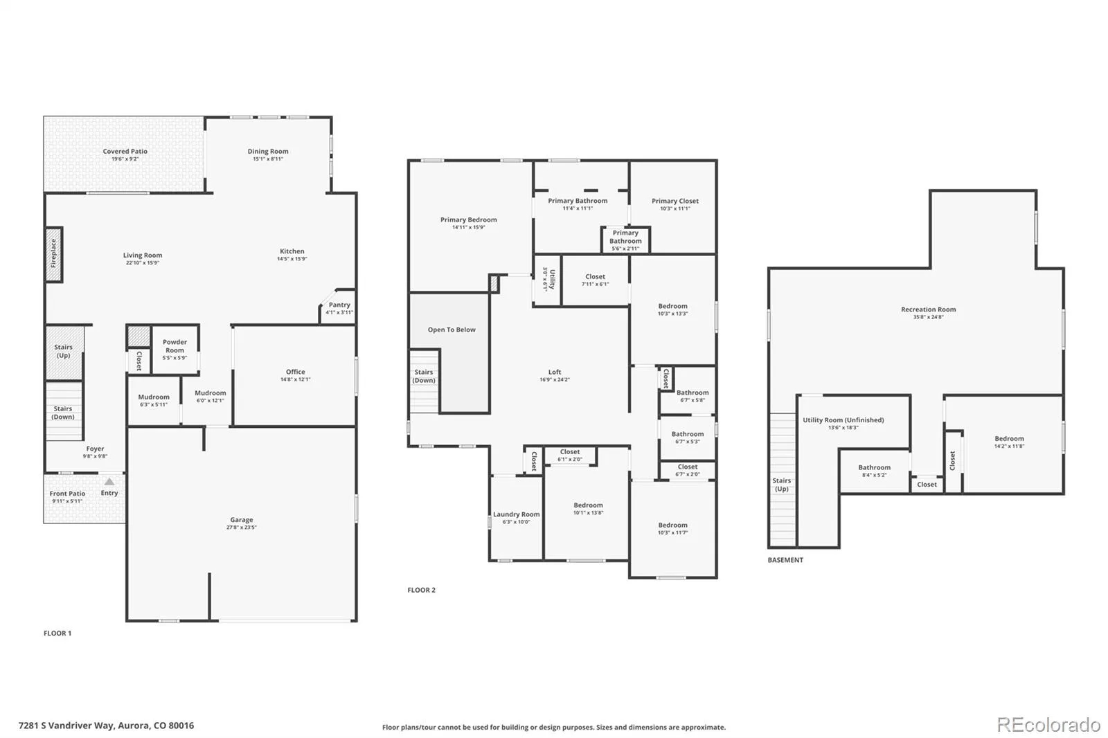 7281 S Vandriver Way Aurora CO 80016 | MLS #REC3603292 08152026194832 1600 49