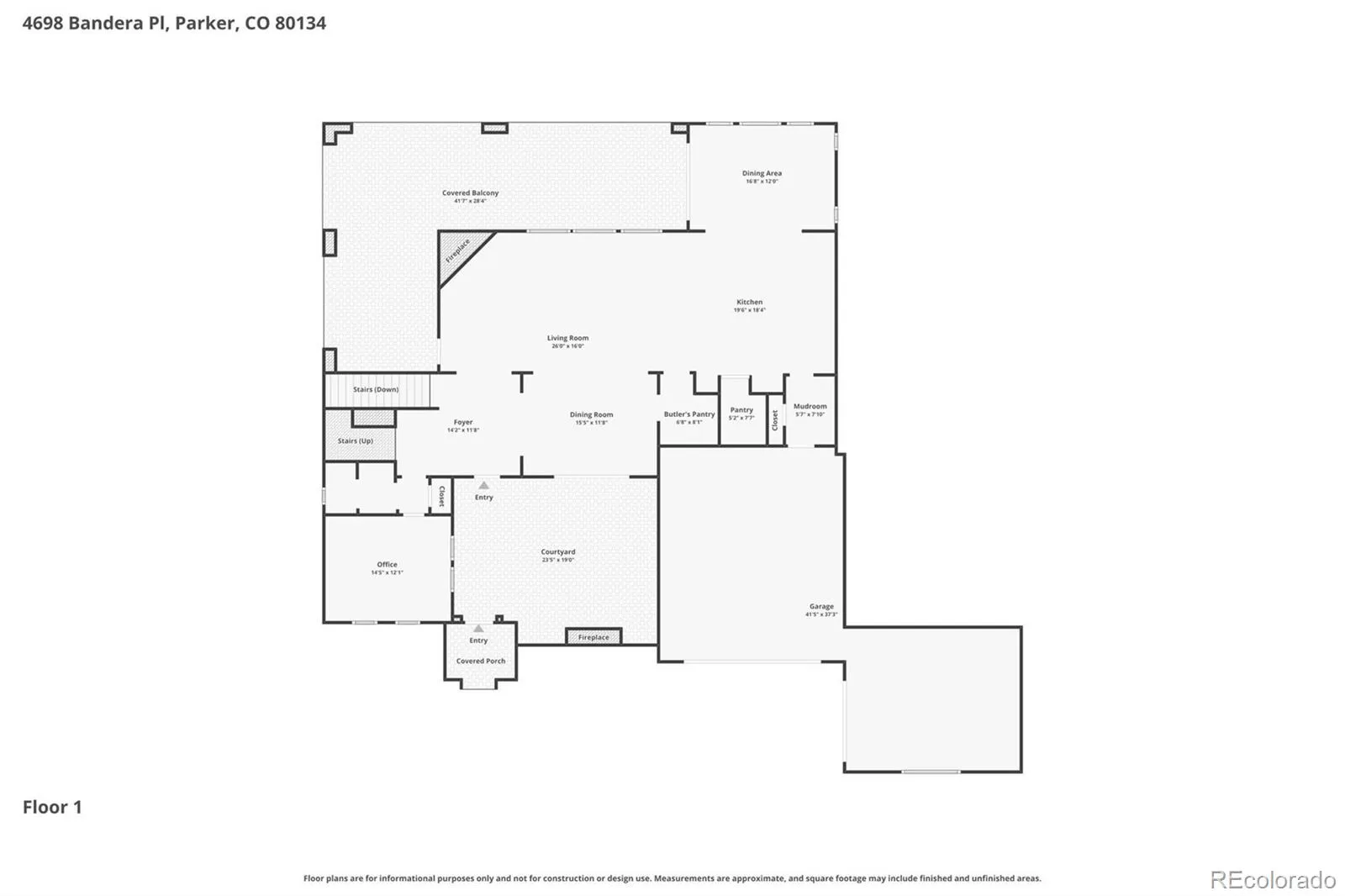 4698 Bandera Place Parker CO 80134 MLS #REC3622844 04162026164159 1600 40