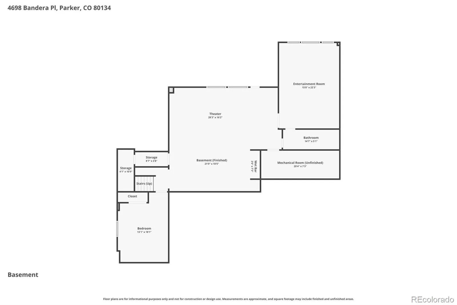 4698 Bandera Place Parker CO 80134 MLS #REC3622844 04162026164159 1600 42