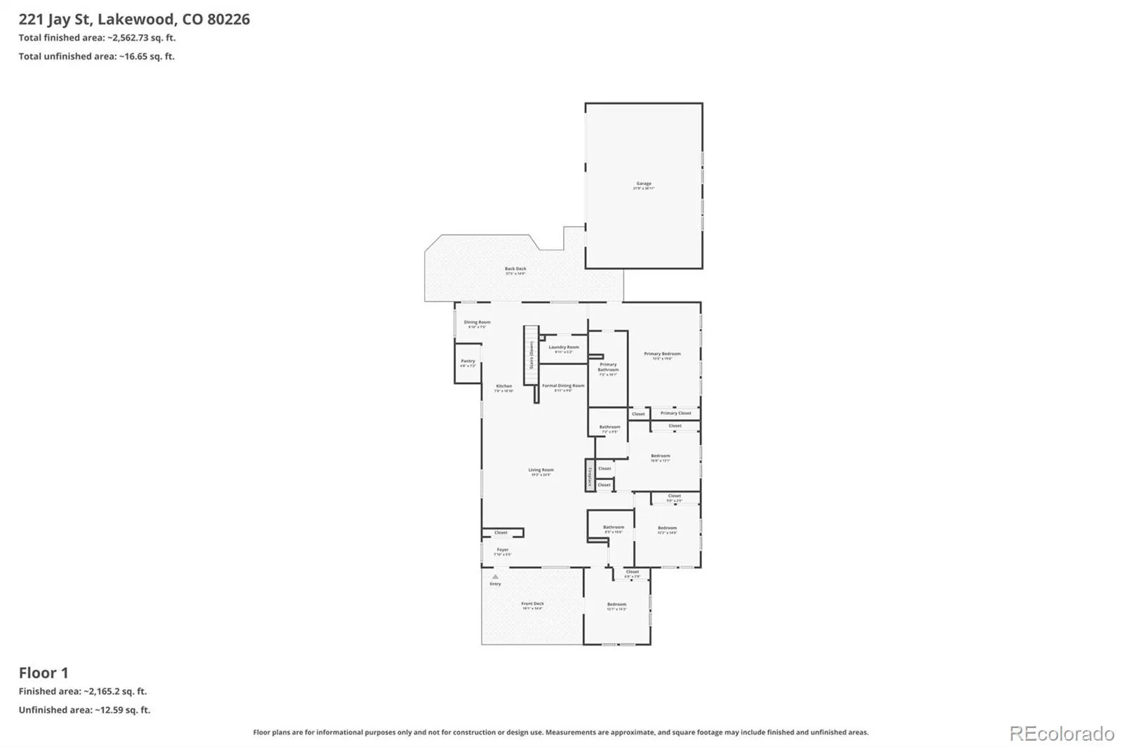 221 Jay Street Lakewood CO 80226 MLS #REC3650609 05112026231338 1600 45
